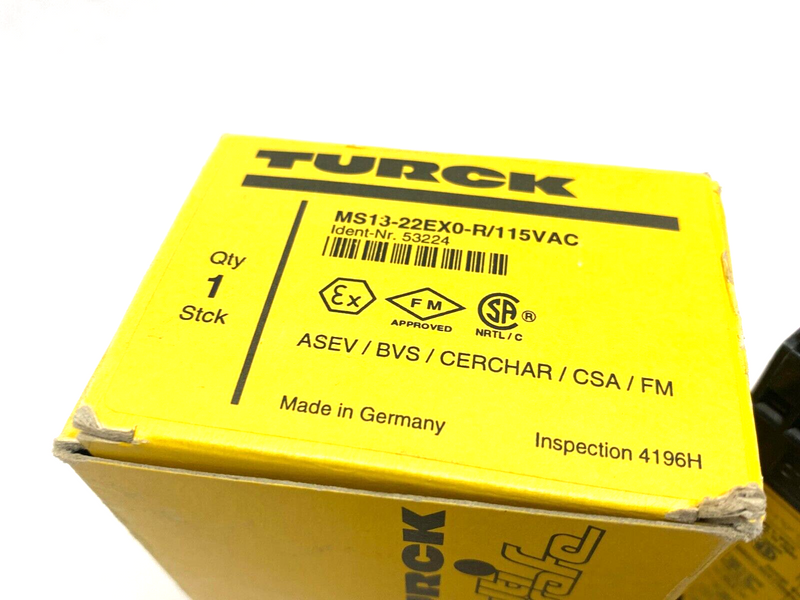 Turck MS13-22EX0-R/115VAC Multi-Safe Switching Amplifier Relay 2-Channel 53224 - Maverick Industrial Sales