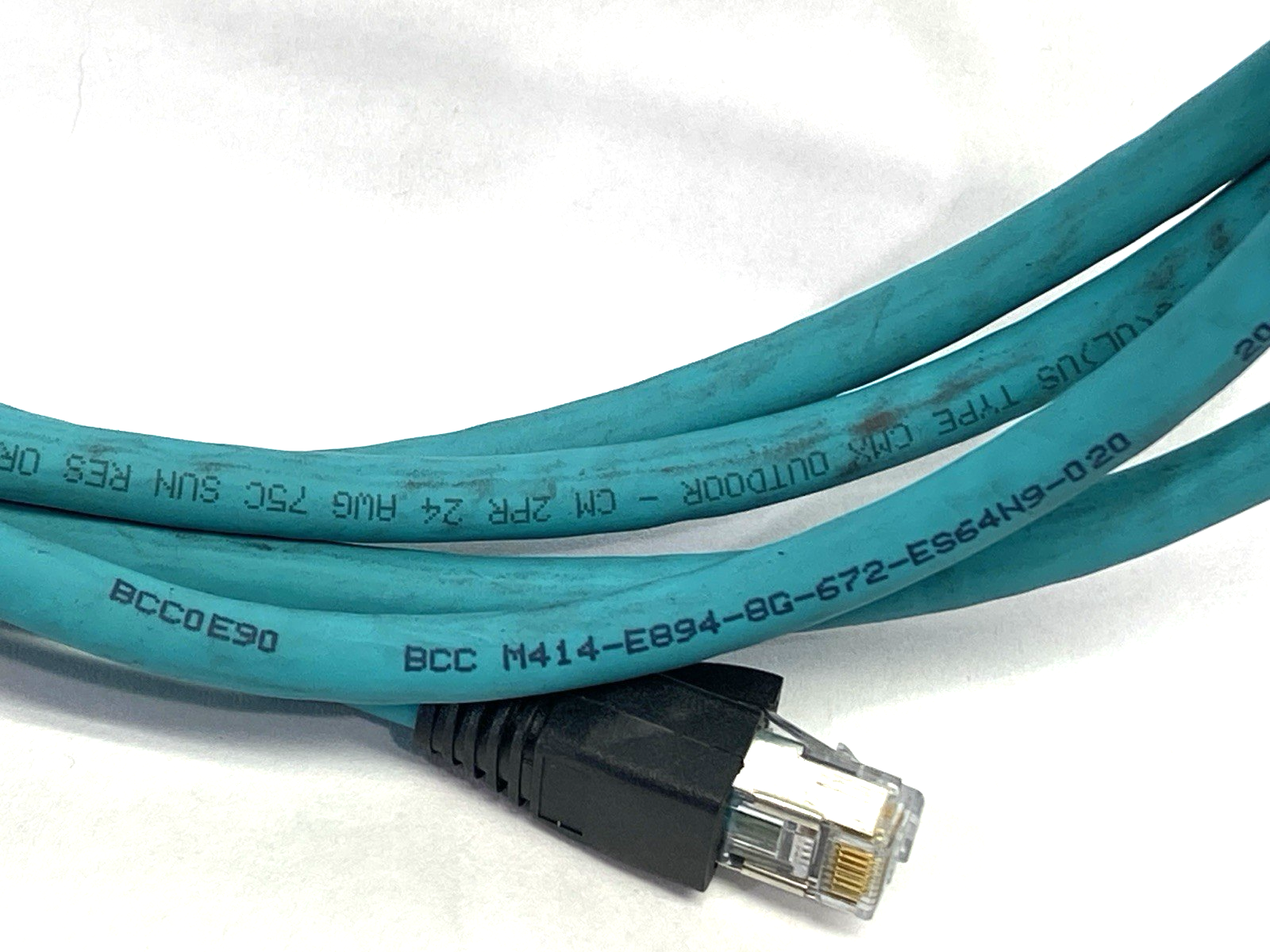 Balluff BCC M414-E894-8G-672-ES64N9-020 Double-Ended M12 to RJ45 Cordset BCC0E90 - Maverick Industrial Sales