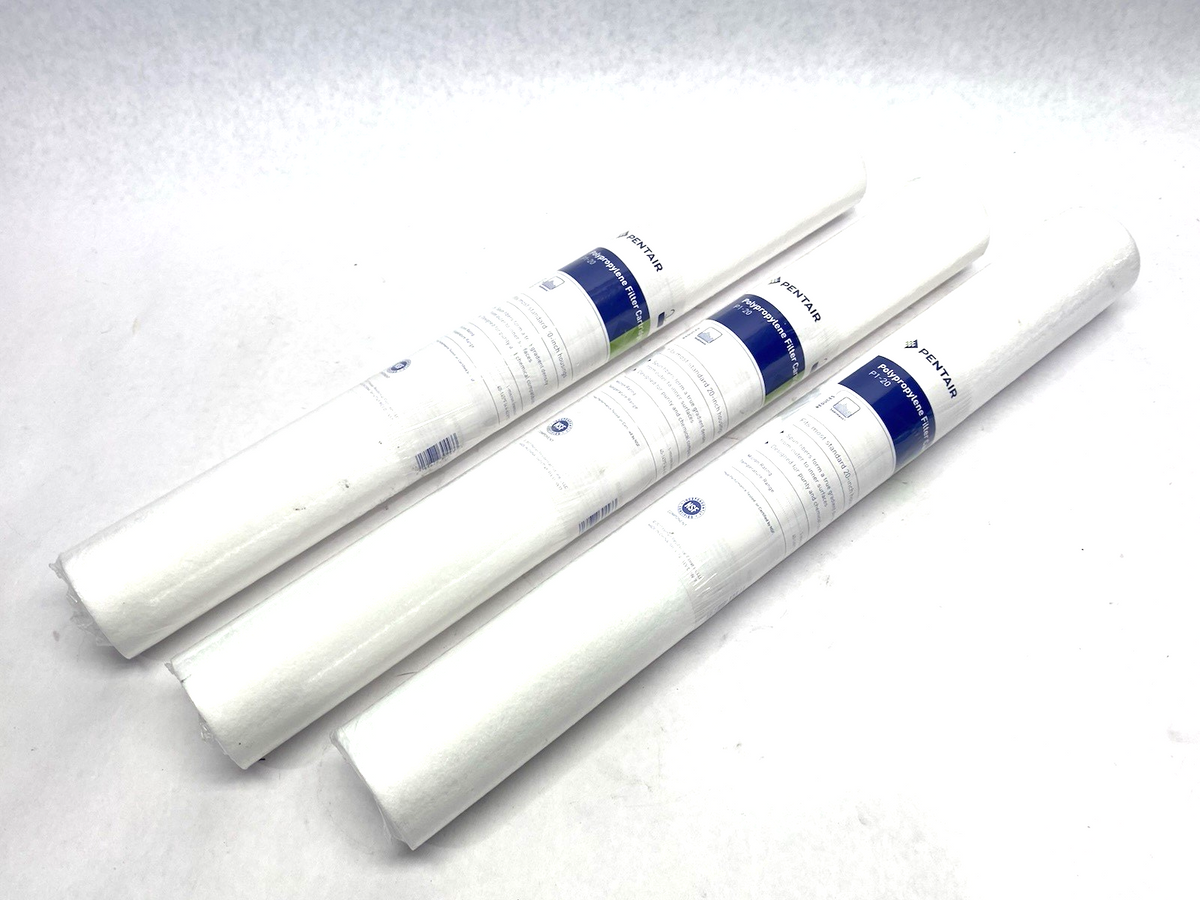 Pentair P1-20 Pentek P Series Spun-Bonded Polypropylene Cartridge LOT OF 3 - Maverick Industrial Sales