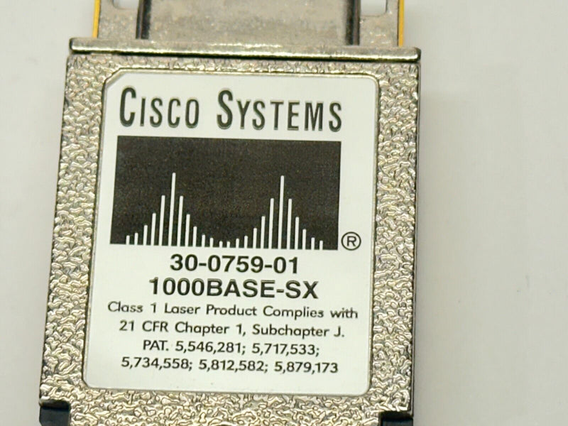 Cisco 30-0759-01 Fiber Optic Transceiver Module 1000Base-SX 850nm LOT OF 2 - Maverick Industrial Sales