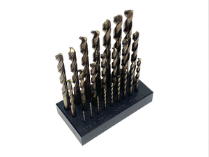 Hertel Metric Drill Set, Sizes 2mm to 13mm, 0.5 Increments, SET OF 23 DRILL BITS