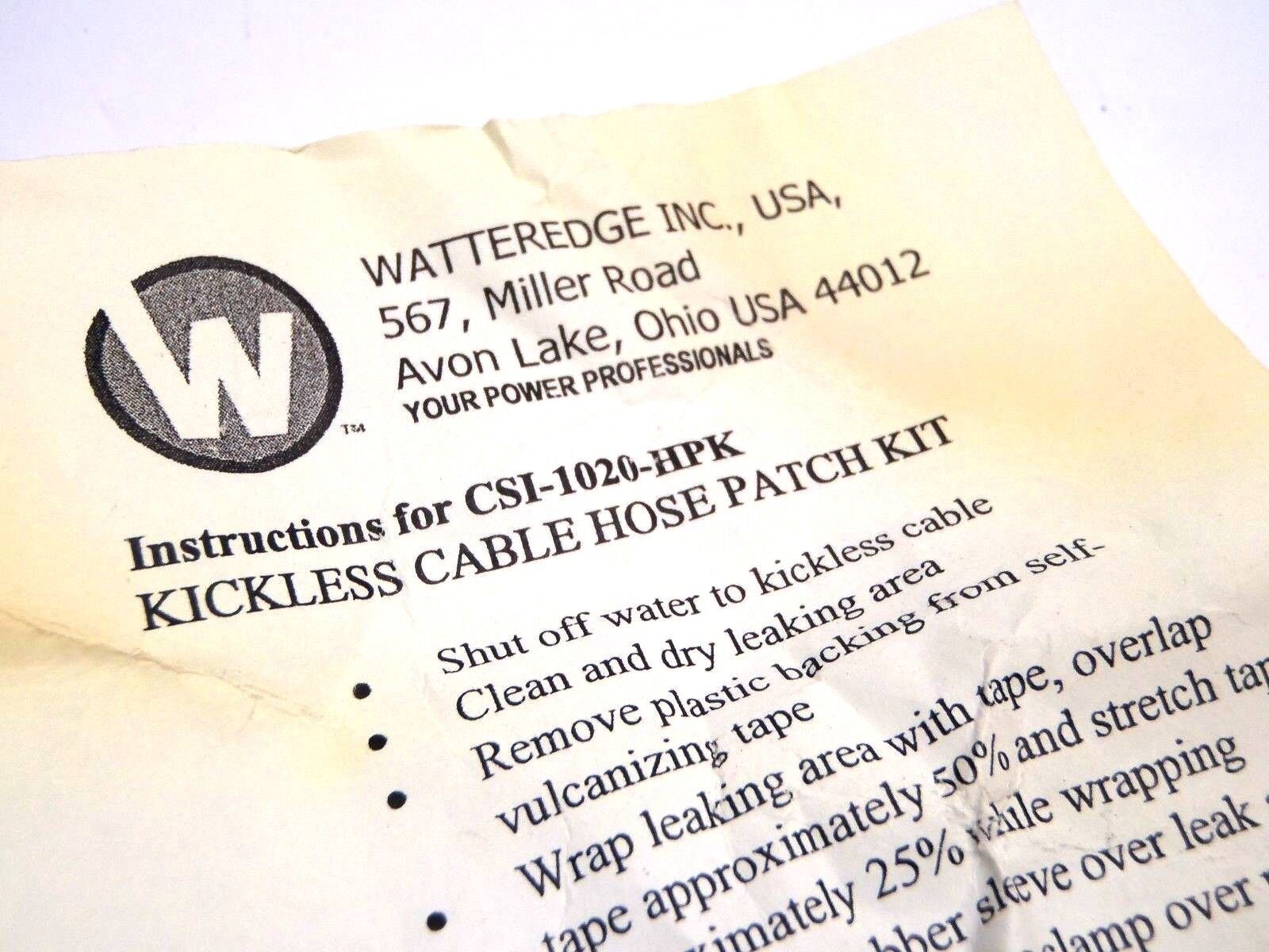 WATTEREDGE INC CSI-1020-HPK Robot Water Cooled Kick-less Cable Hose Patch Kit - Maverick Industrial Sales