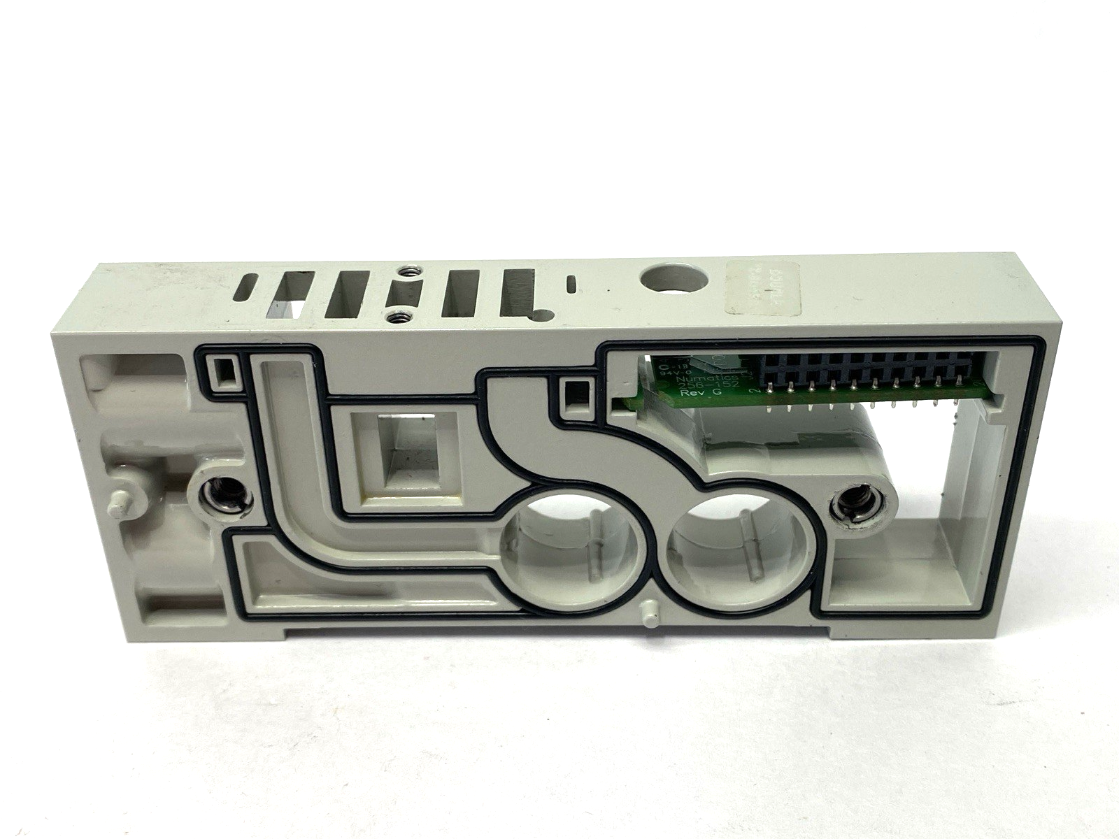 Numatics 006-206 Pneumatic Manifold 1/8" NPT w/ 256-152 Rev. G Double Z-Board - Maverick Industrial Sales