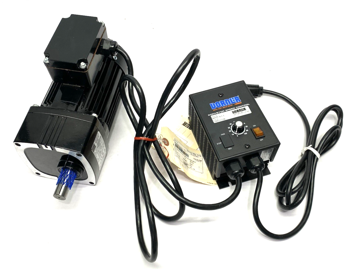 Dorner 62M005PS423EN Parallel Gearmotor 3/8HP 5:1 w/ 22MV1122B VFD Controller - Maverick Industrial Sales