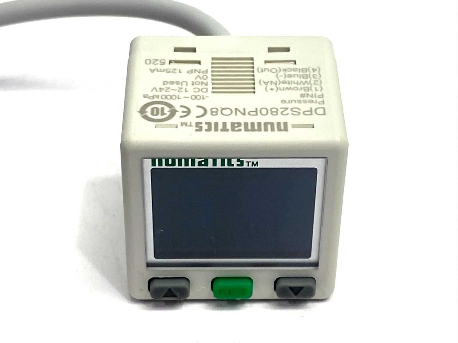 DPS280PNQ8 | Numatics Pressure Switch 1/8" NPT M8 4-Pin 0-145 psi - New – Open box - Maverick Industrial Sales
