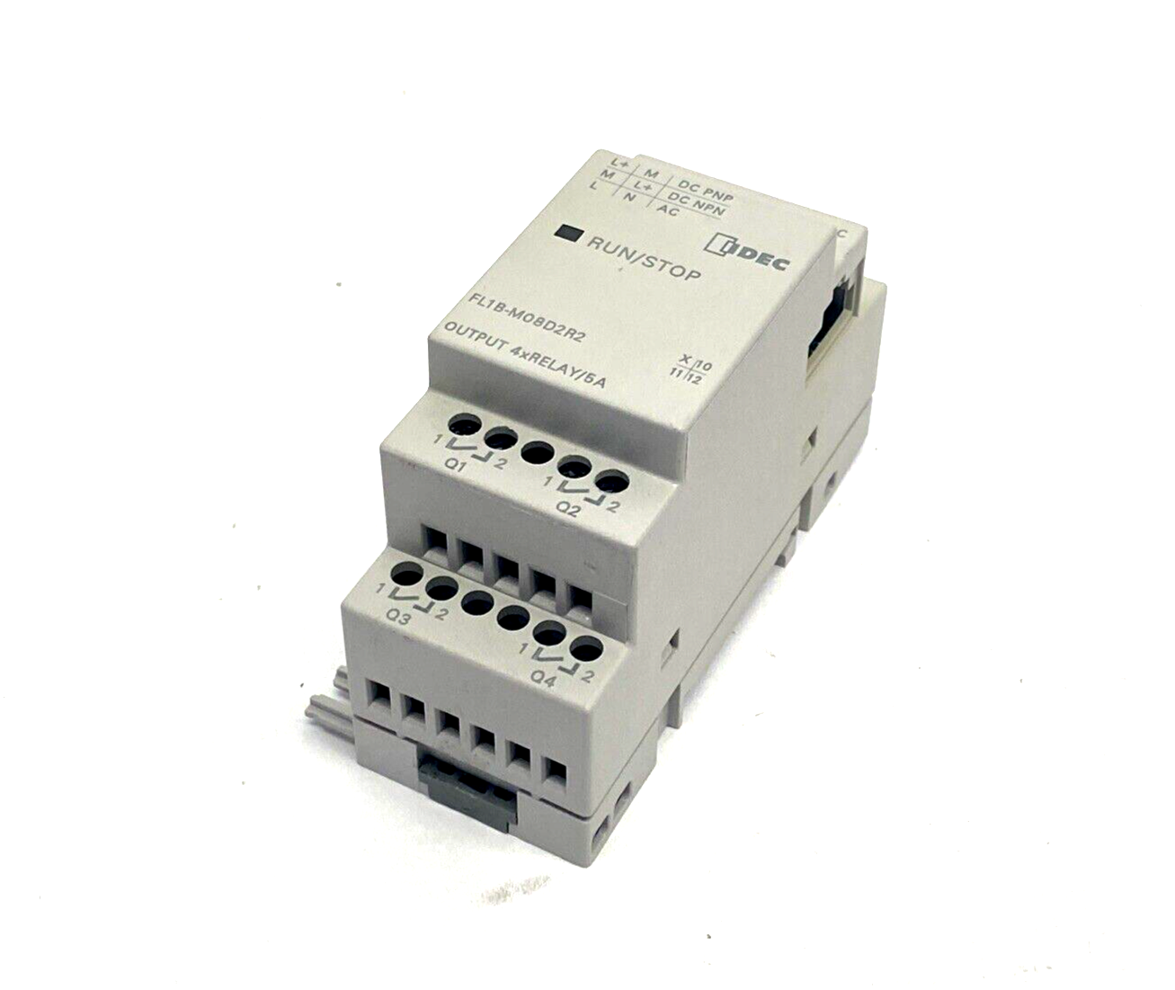 IDEC FL1B-M08D2R2 Combo I/O Module 4-In 4-Out 24V AC/DC, SmartRelay - Maverick Industrial Sales