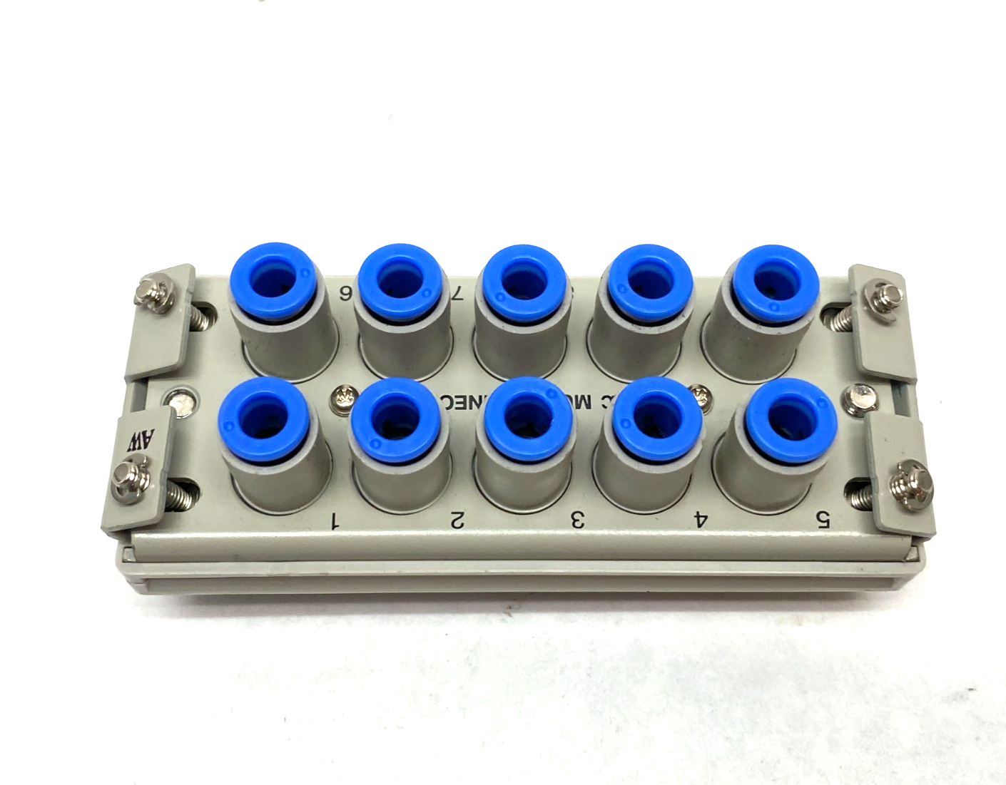 SMC KDM10-06 Multiconnector Pneumatic Manifold 6mm 10-Port - Maverick Industrial Sales