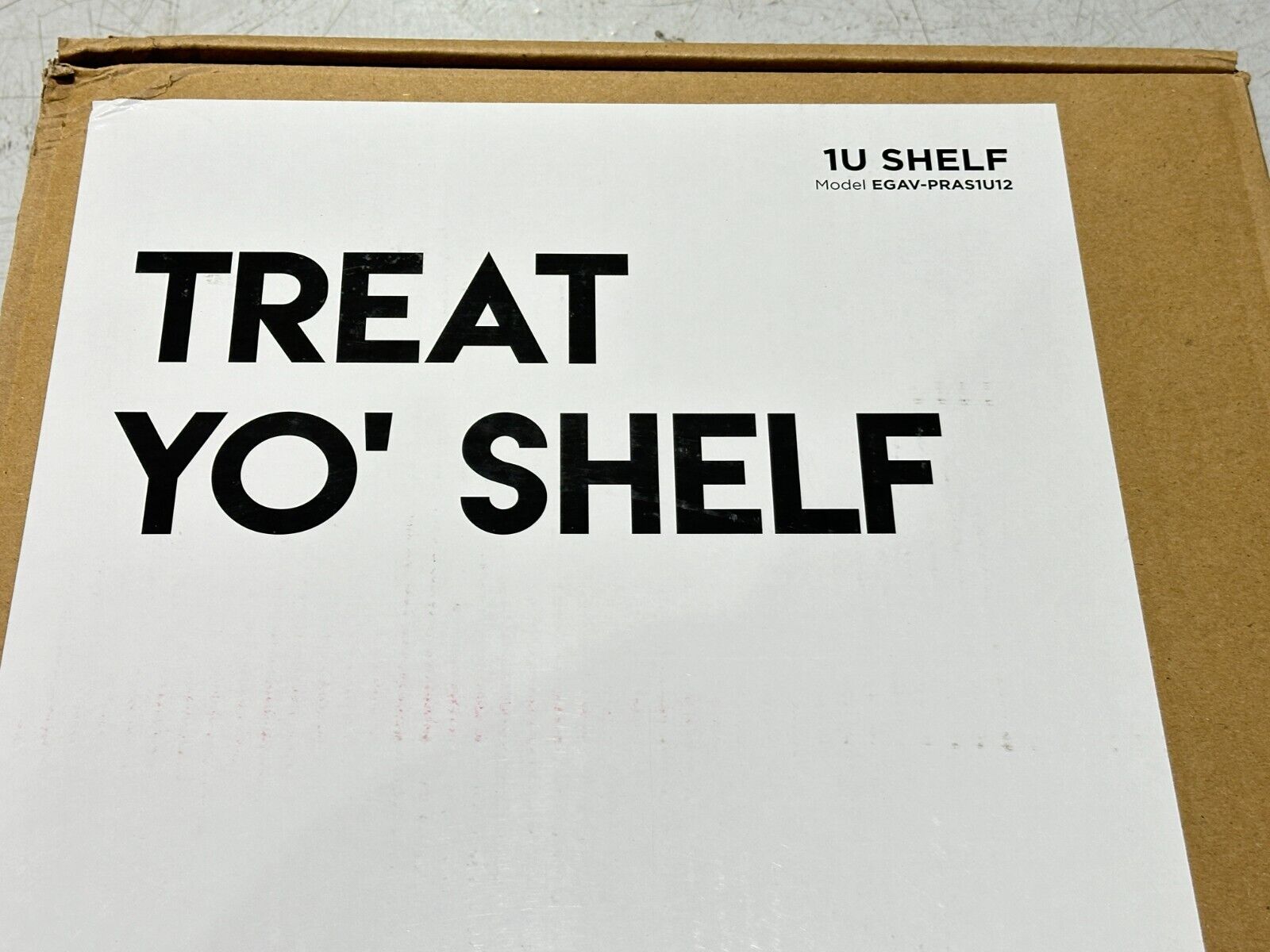 Echogear EGAV-PRAS1U12 Universal 1U Rack Shelf 25lb Max - New - Maverick Industrial Sales