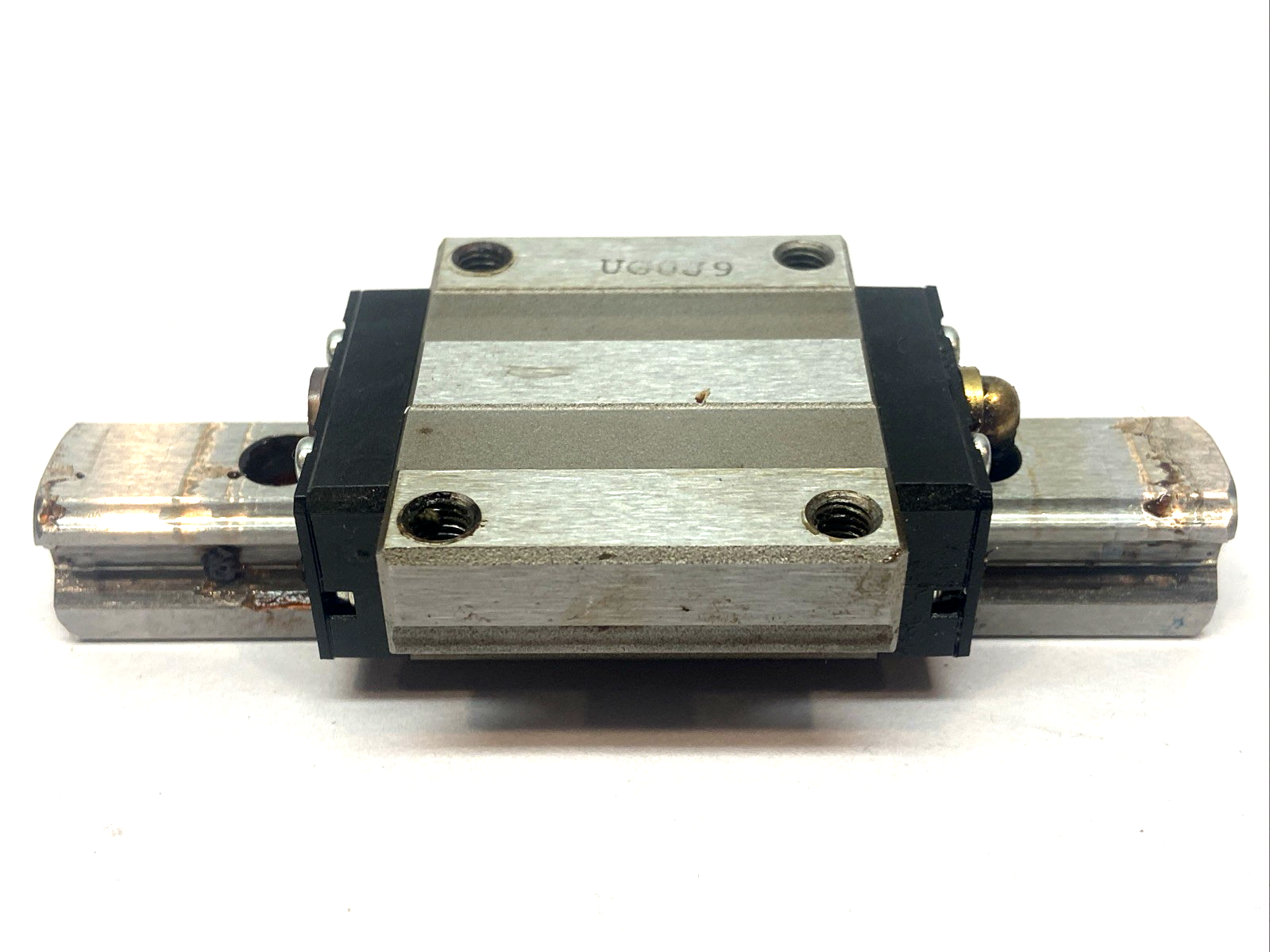HSR15A | THK Linear Guide Rail Bearing Block w/ 100mm Rail - Used - Maverick Industrial Sales