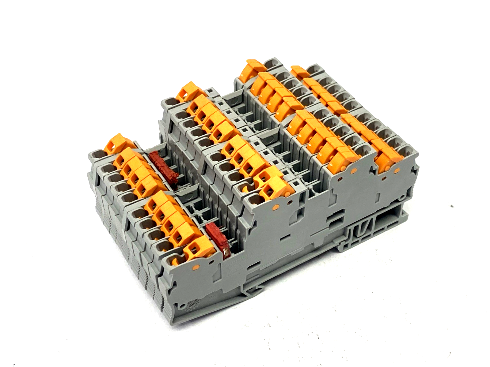 QTTCB 1,5,3205116 | Phoenix Contact QTTCB 1,5 Double-Level Terminal Block 3205116 LOT OF 10 - Used - Maverick Industrial Sales