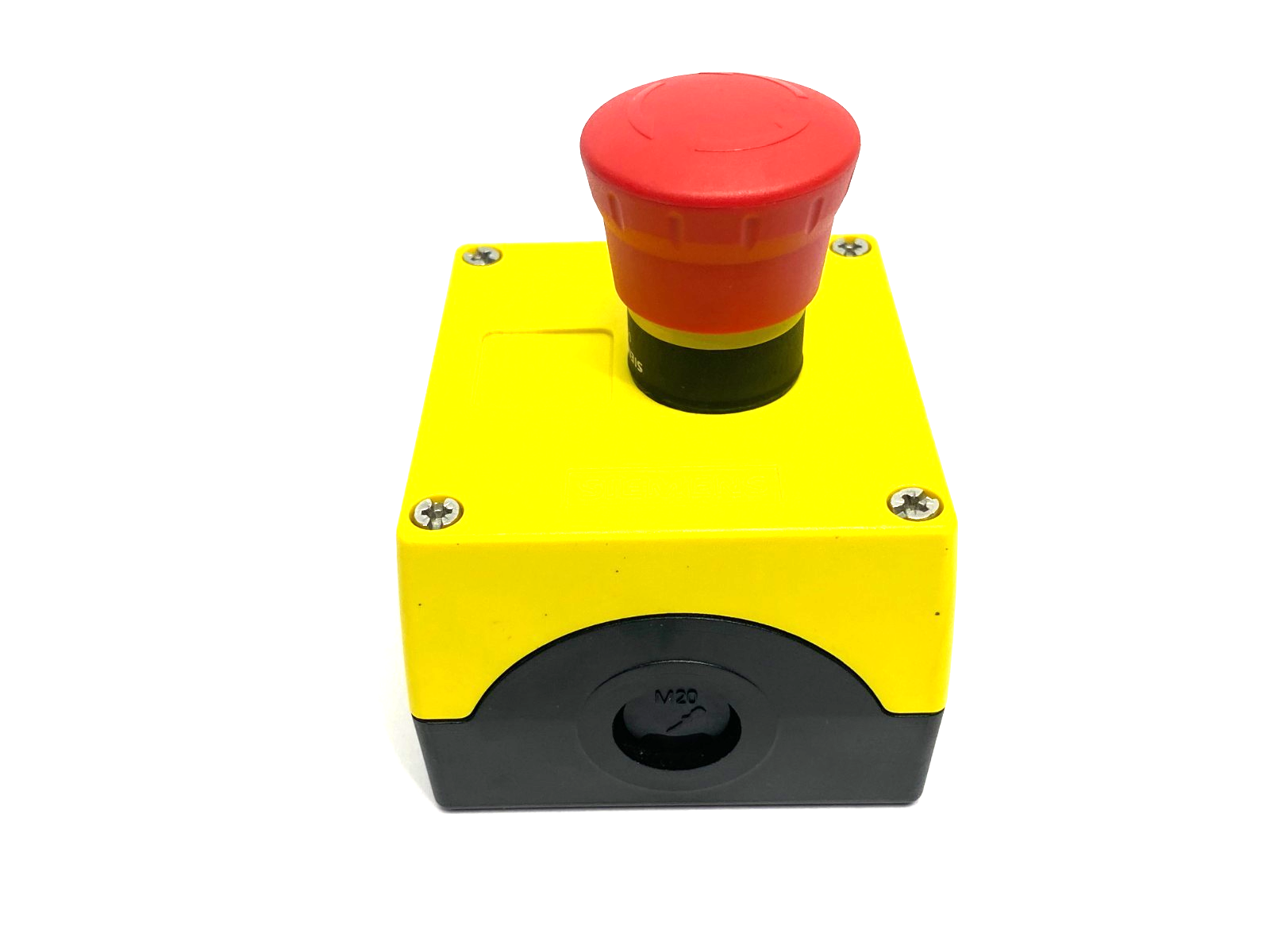 Siemens 3SU1801-0NZ00 K0Y SIRIUS ACT Plastic Emergency Stop Housing Enclosure - Maverick Industrial Sales