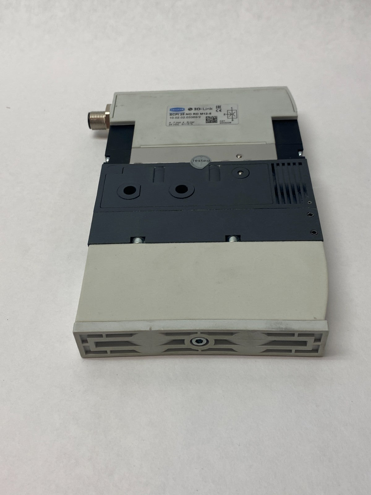 Schmalz SCPi 25 NO RD M12-5 Compact Vacuum Ejector M12 5-Pin, 10.02.02.03369/2 - Maverick Industrial Sales