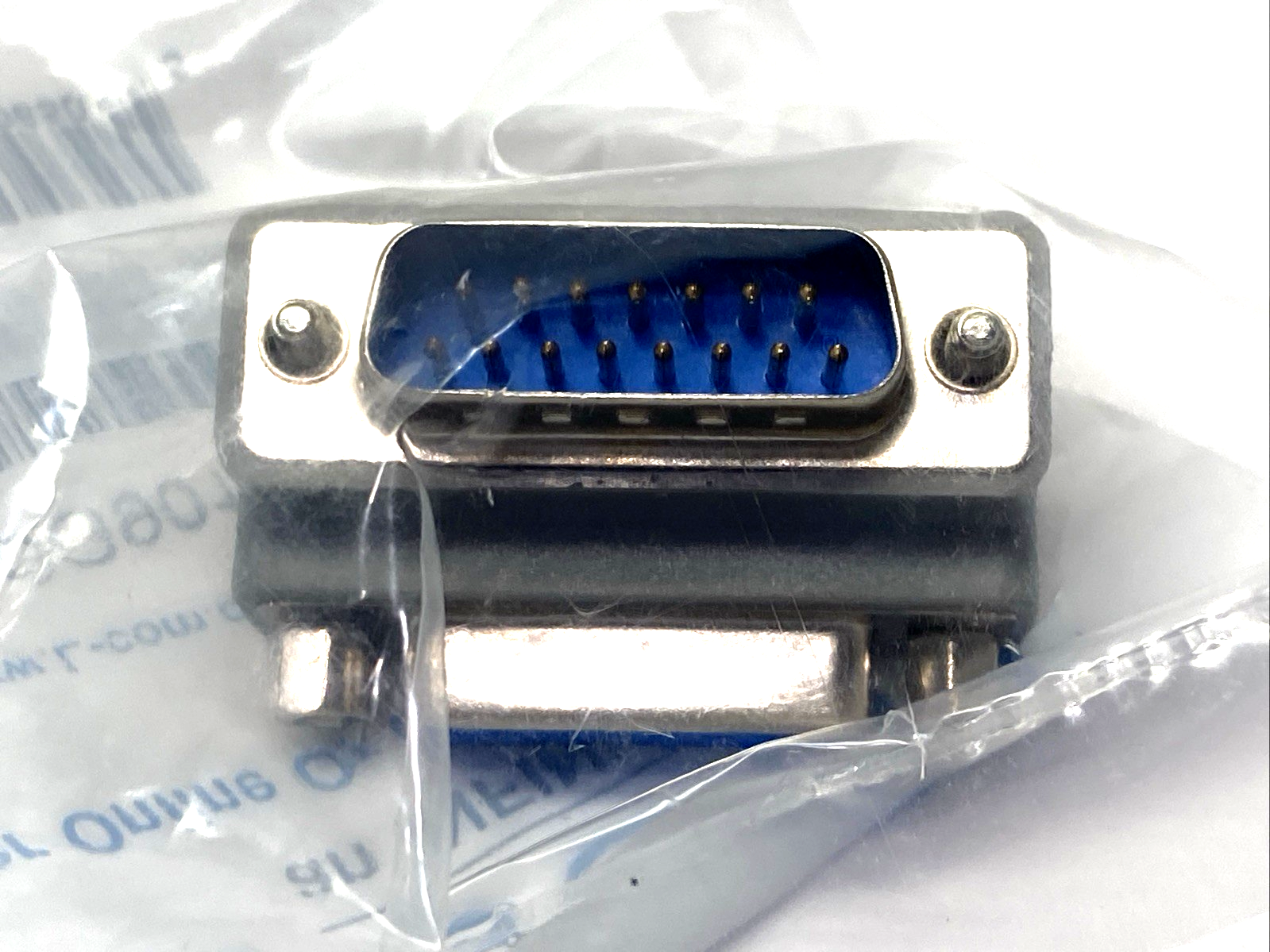 L-Com DG9015MF1 Low Profile Right Angle Adapter, DB15 Male To Female - Maverick Industrial Sales