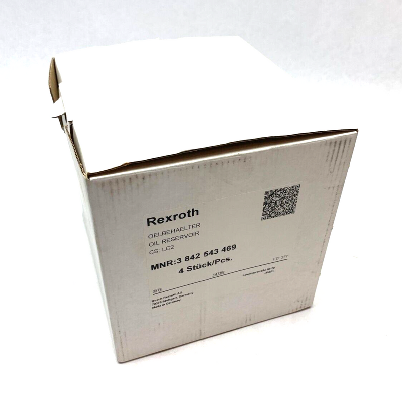 Bosch Rexroth 3842543469 Oil Reservoir LC2 BOX OF 4 - Maverick Industrial Sales