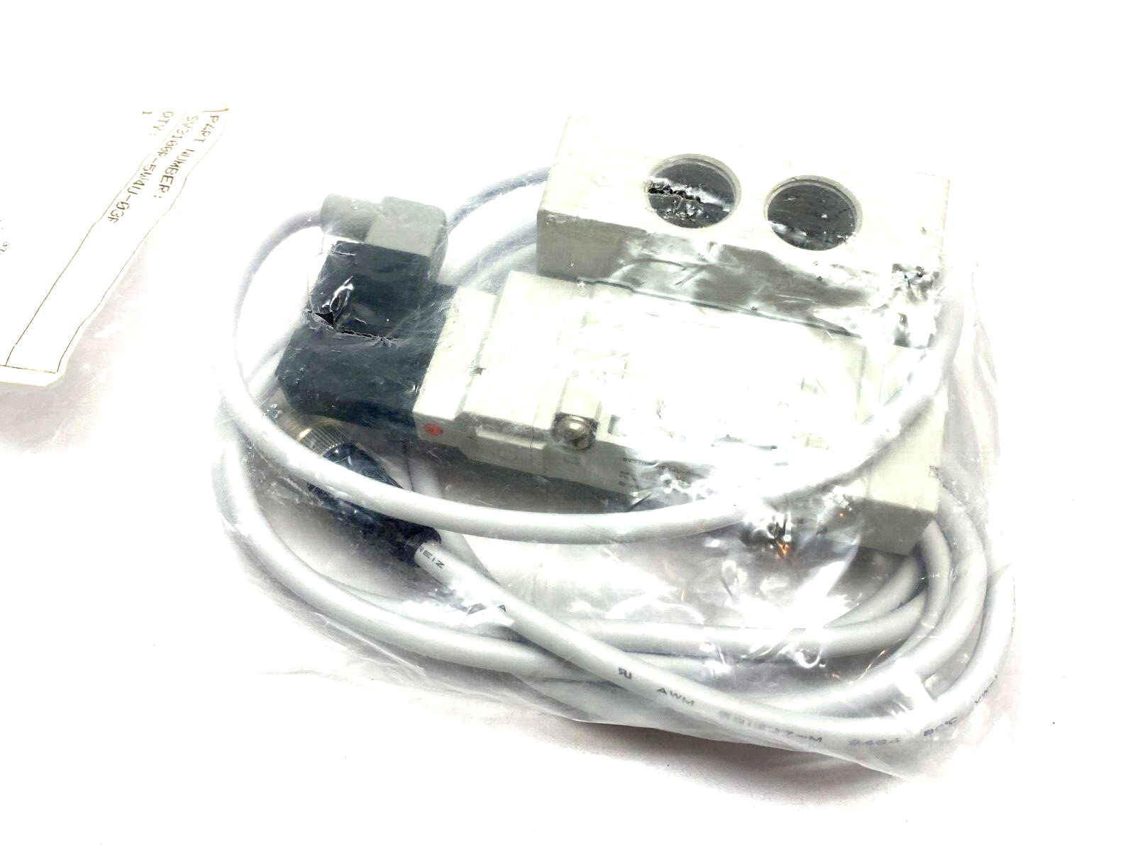 SMC SV3100R-5W4U-03F 2-Position Single Solenoid Valve 4/5 Port - Maverick Industrial Sales