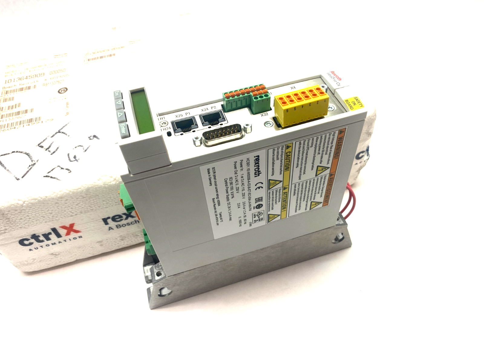 Bosch Rexroth R911337827 Comp. Converter HCS01.1E-W0006-A-02-B-ET-EC-EM-L4-NN-FW - Maverick Industrial Sales