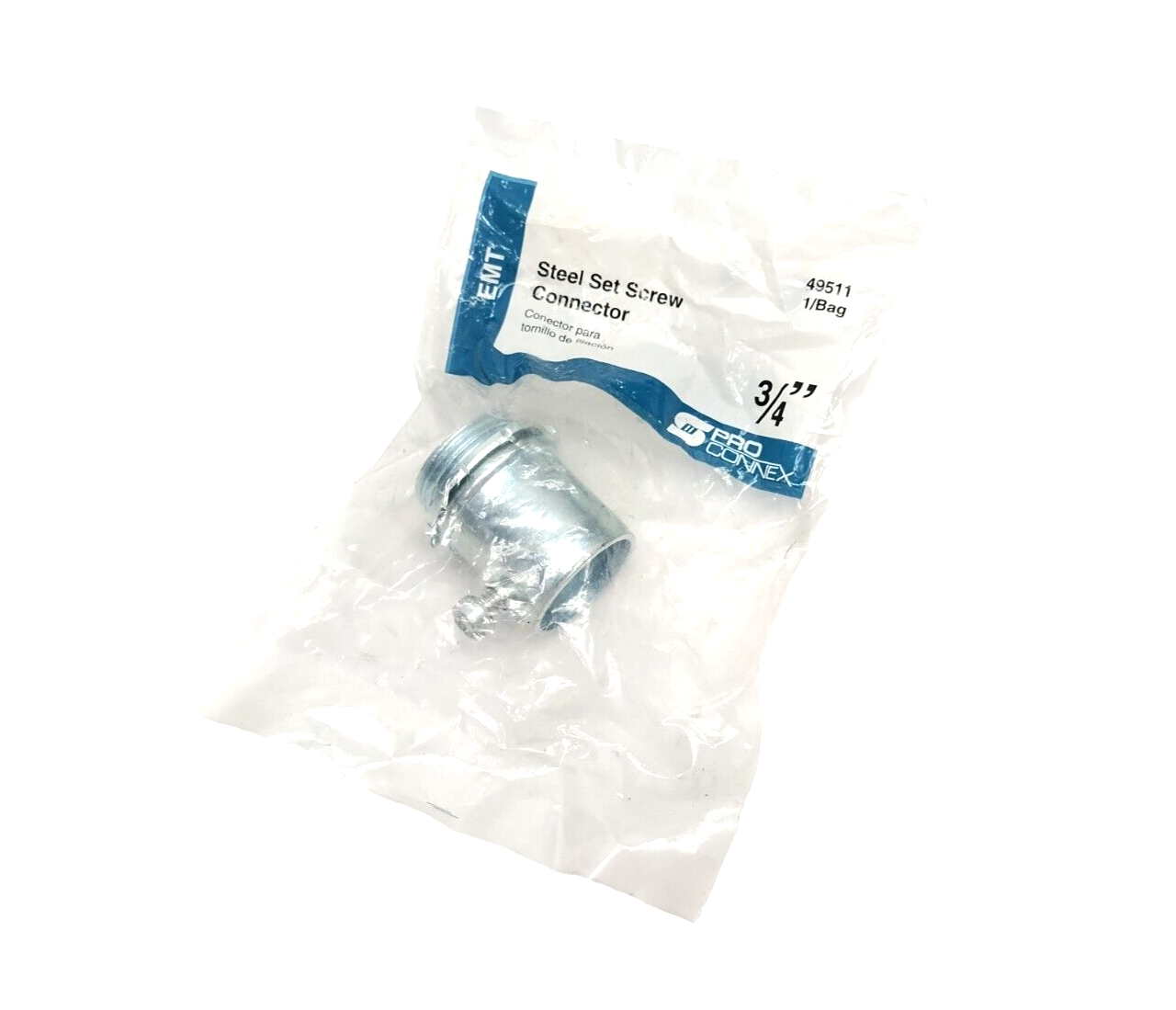 Sigma 49511 ProConnex 3/4" Set Screw Connector EMT Conduit Fitting LOT OF 7 - New - Maverick Industrial Sales