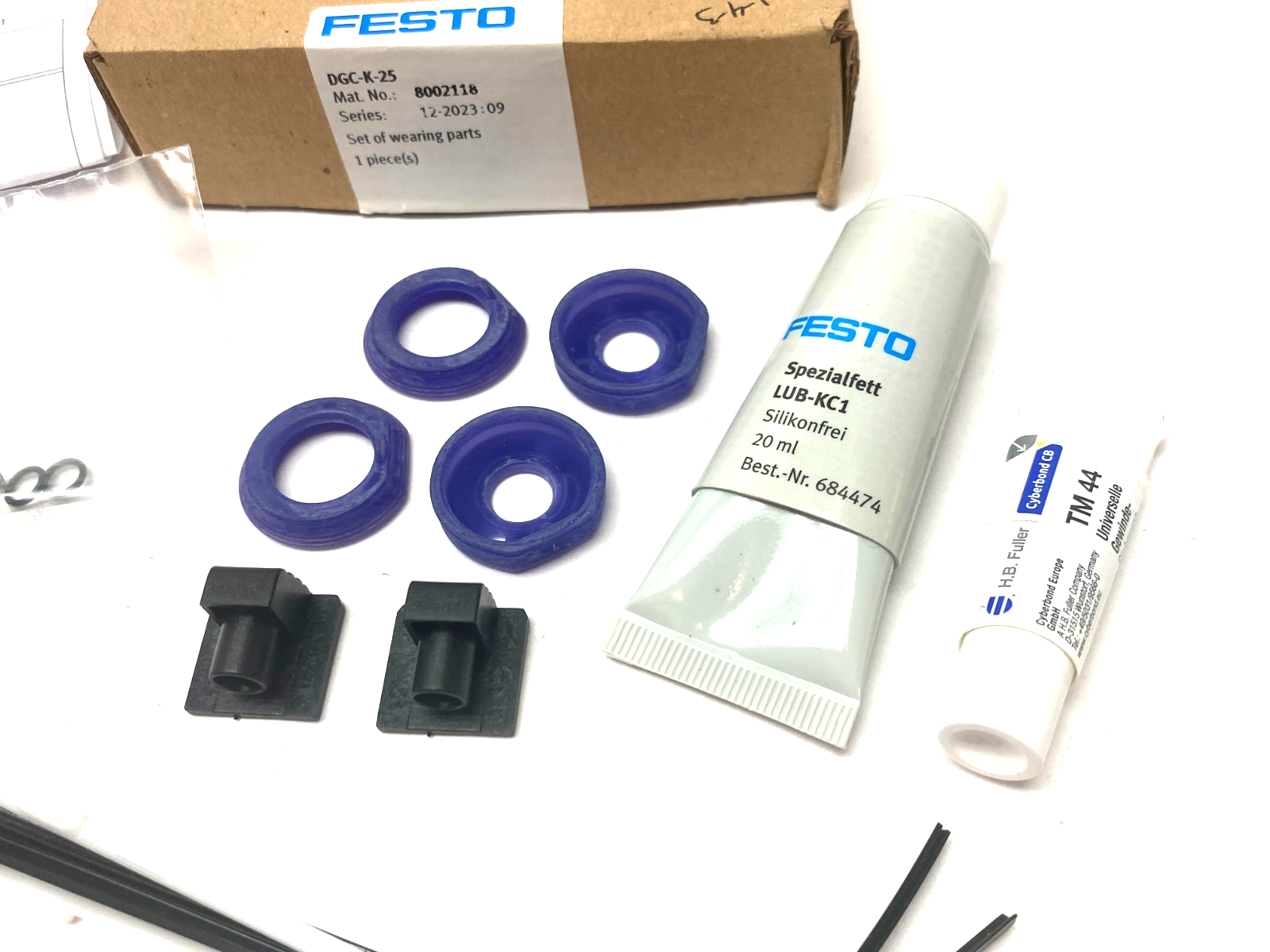 Festo DGC-K-25 Set of Wearing Parts for Linear Drive 8002118 - Maverick Industrial Sales