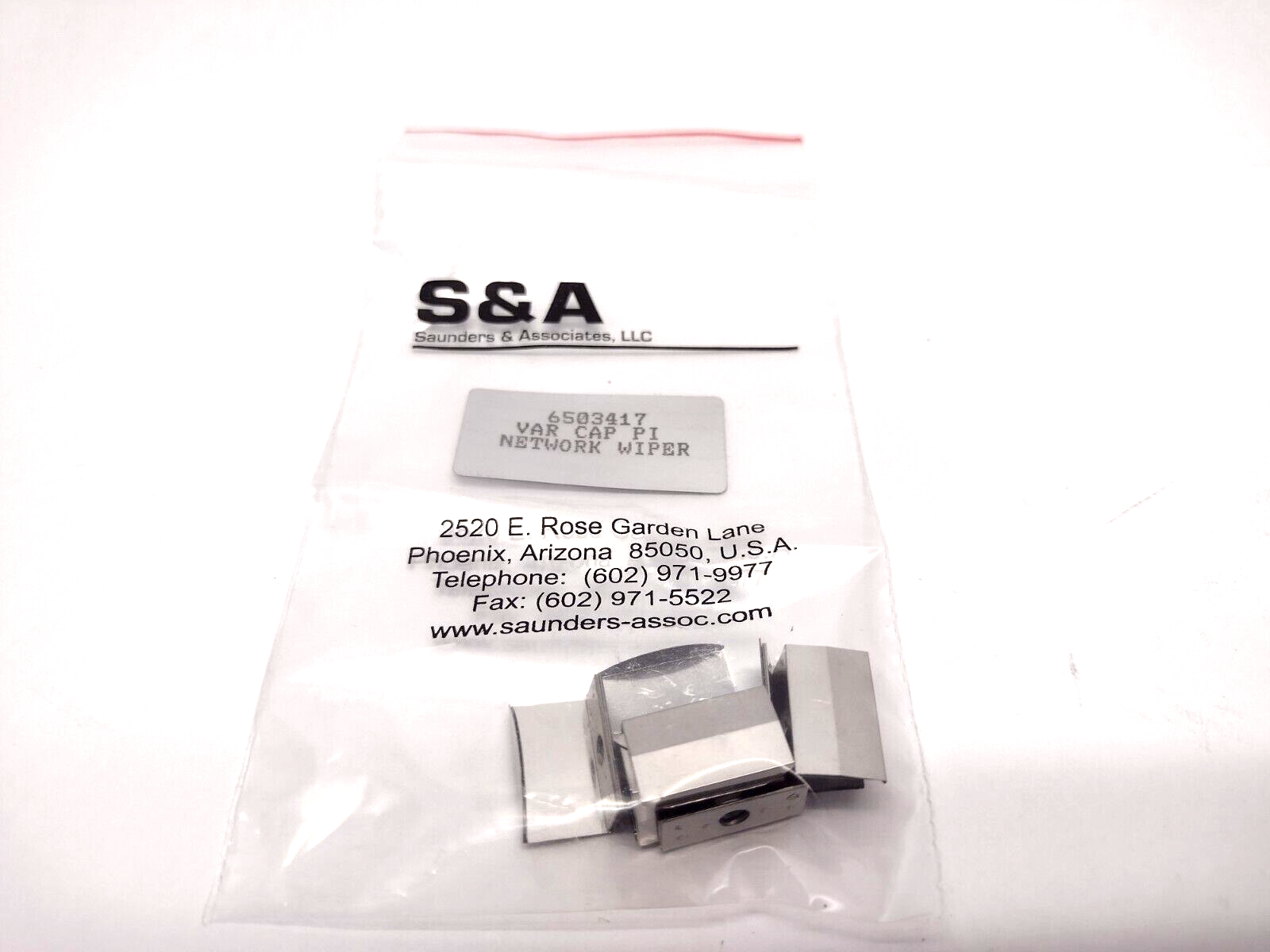 Saunders and Associates 6503417 VAR CAP PI Network Wiper Pack - New - Maverick Industrial Sales