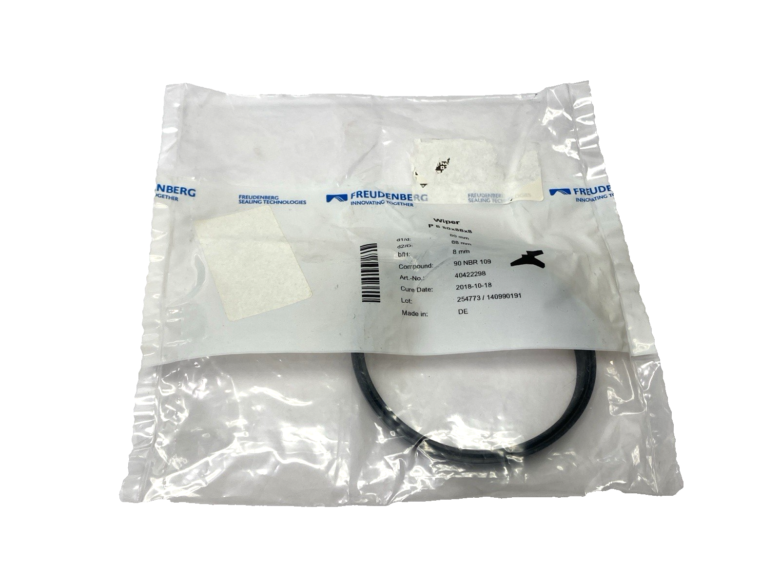 40422298 | Freudenburg Double Wiper 90 NBR 109 P8 80mm x 88mm x 8mm - New - Maverick Industrial Sales