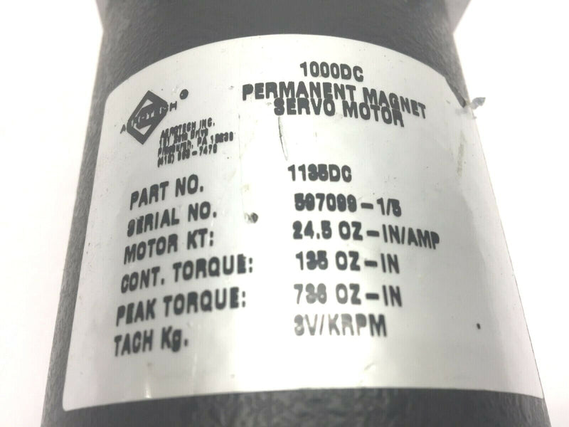 Aerotech 1135DC 1000DC Permanent Magnet Servo Motor - Maverick Industrial Sales