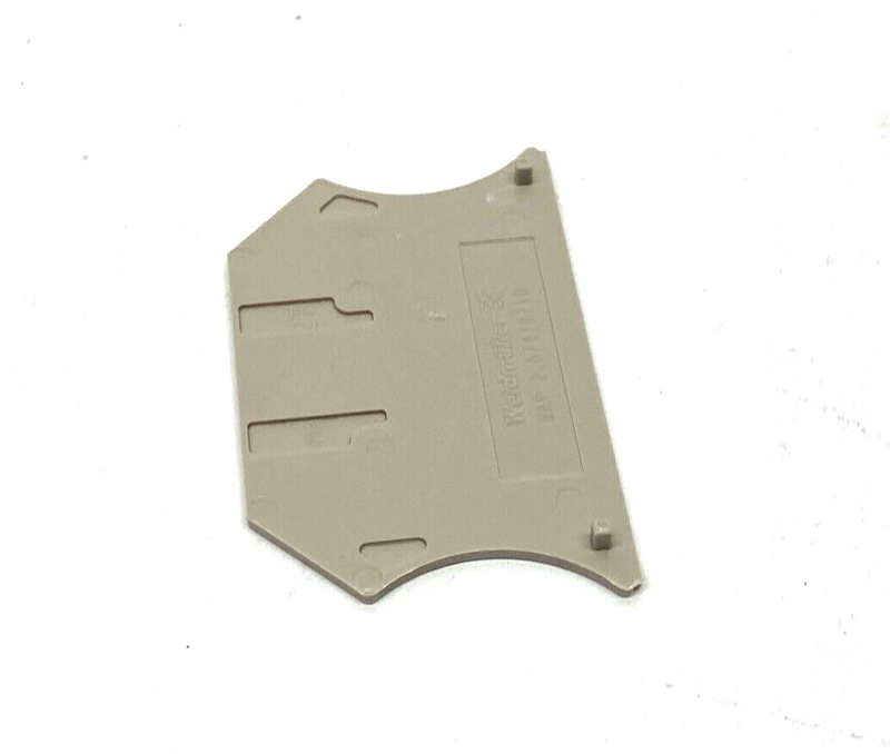 Weidmuller WAP 2.5-10 Terminal Block End Plate, Dark Beige 1050000000 LOT OF 10 - Maverick Industrial Sales