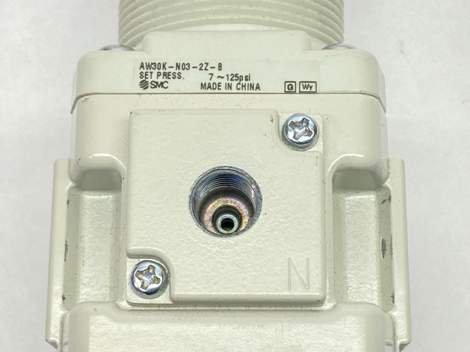 AW30K-N03-2Z-B | SMC Pneumatic Filter Regulator 3/8" NPT - Used - Maverick Industrial Sales