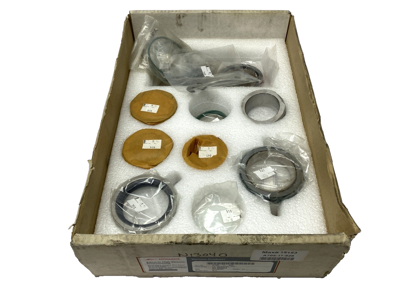 Edwards A705-11-020 Vacuum Pump LV Bearing Kit INCOMPLETE - Maverick Industrial Sales