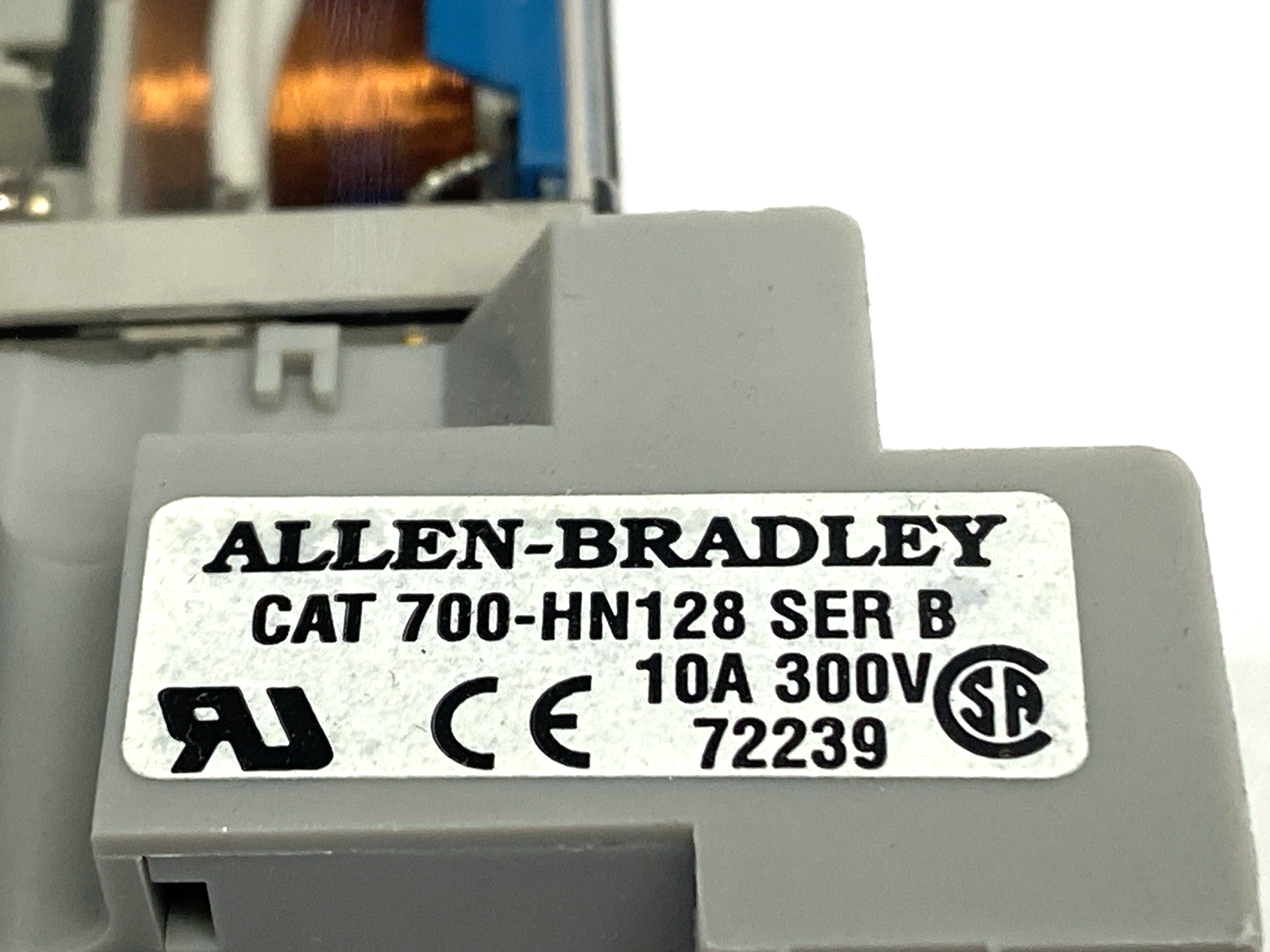 Allen Bradley 700-HC24Z24 Ser. D Ice Cube Relay 24VDC w/ 700-HN128 Ser. B Base - Maverick Industrial Sales