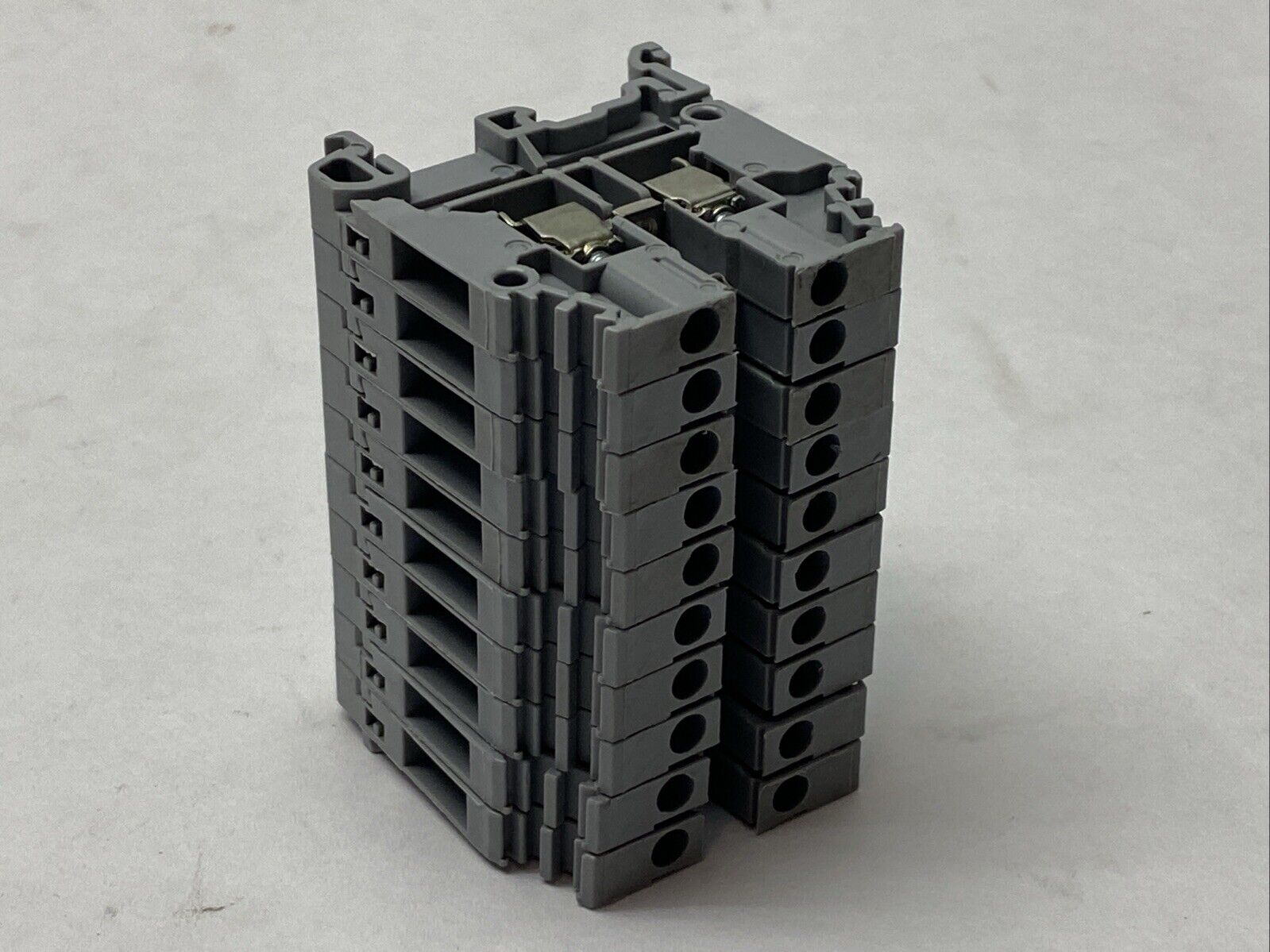Entrelec 11512017 Terminal Blocks Gray M4/6 LOT OF 10 - Maverick Industrial Sales