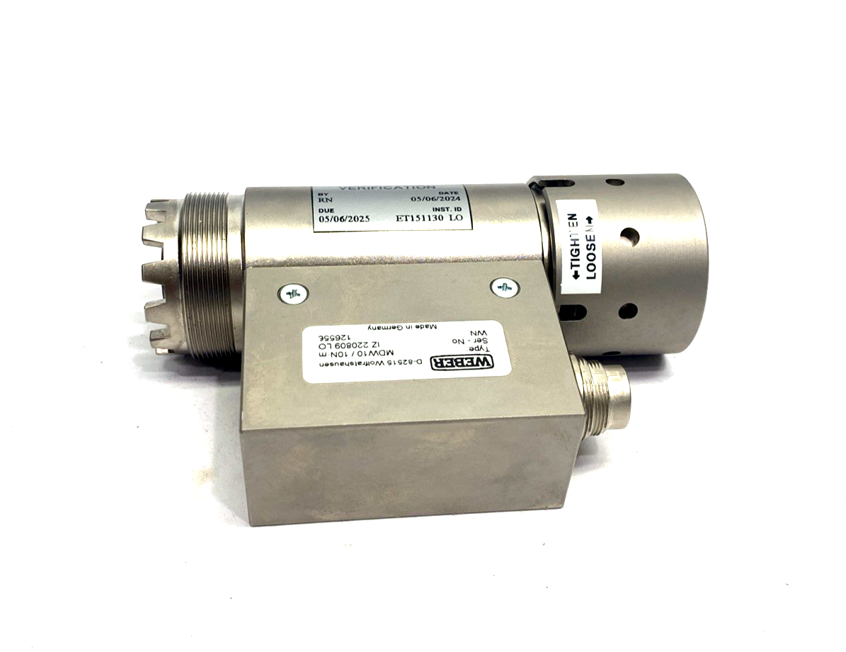 Weber MDW10/10 Nm Dynamic Transducer ST140, 443951 - Maverick Industrial Sales