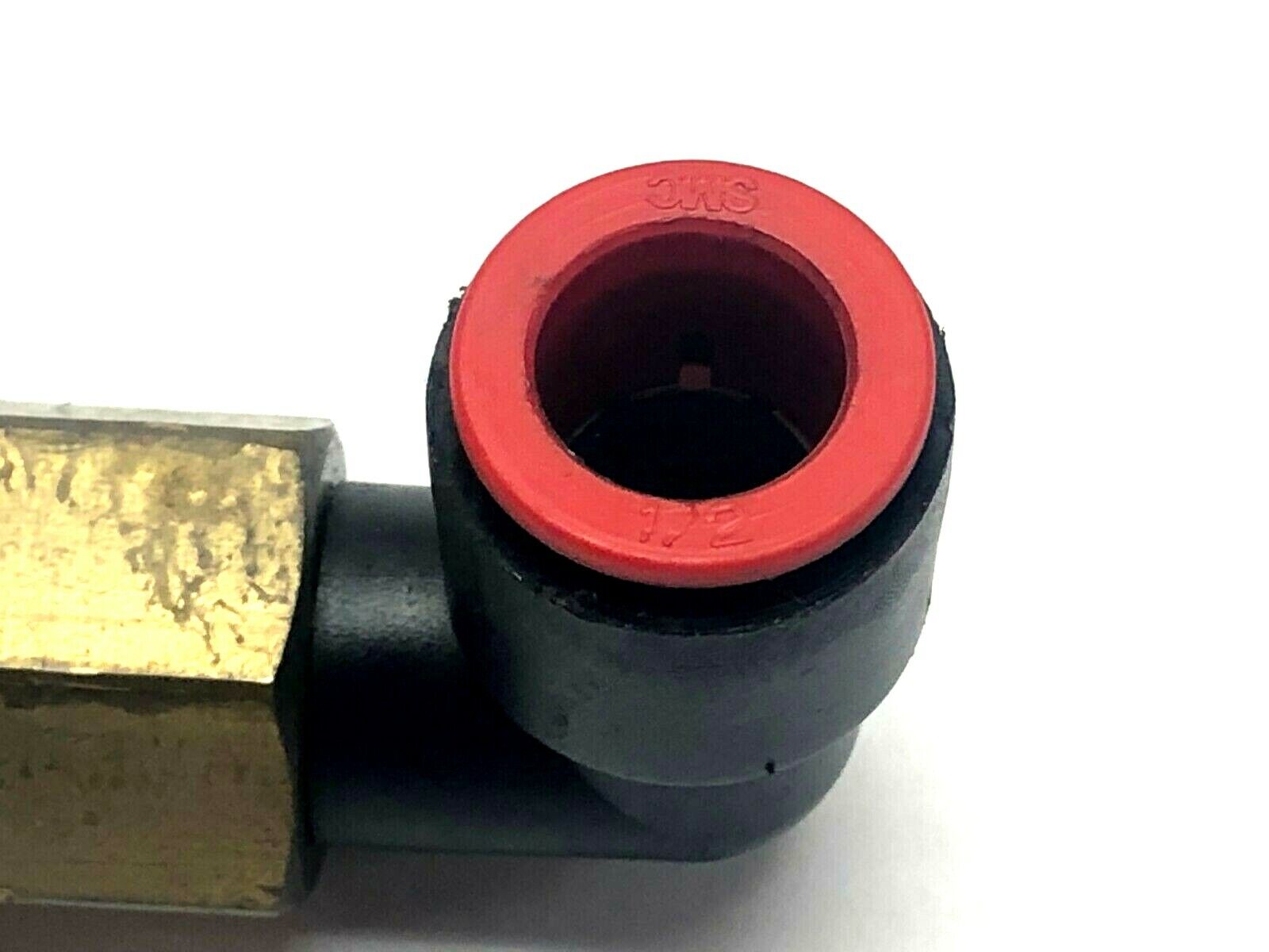SMC KQW13-37S Extended Male Elbow Fitting 1/2" One Touch to 1/2" NPT - Maverick Industrial Sales