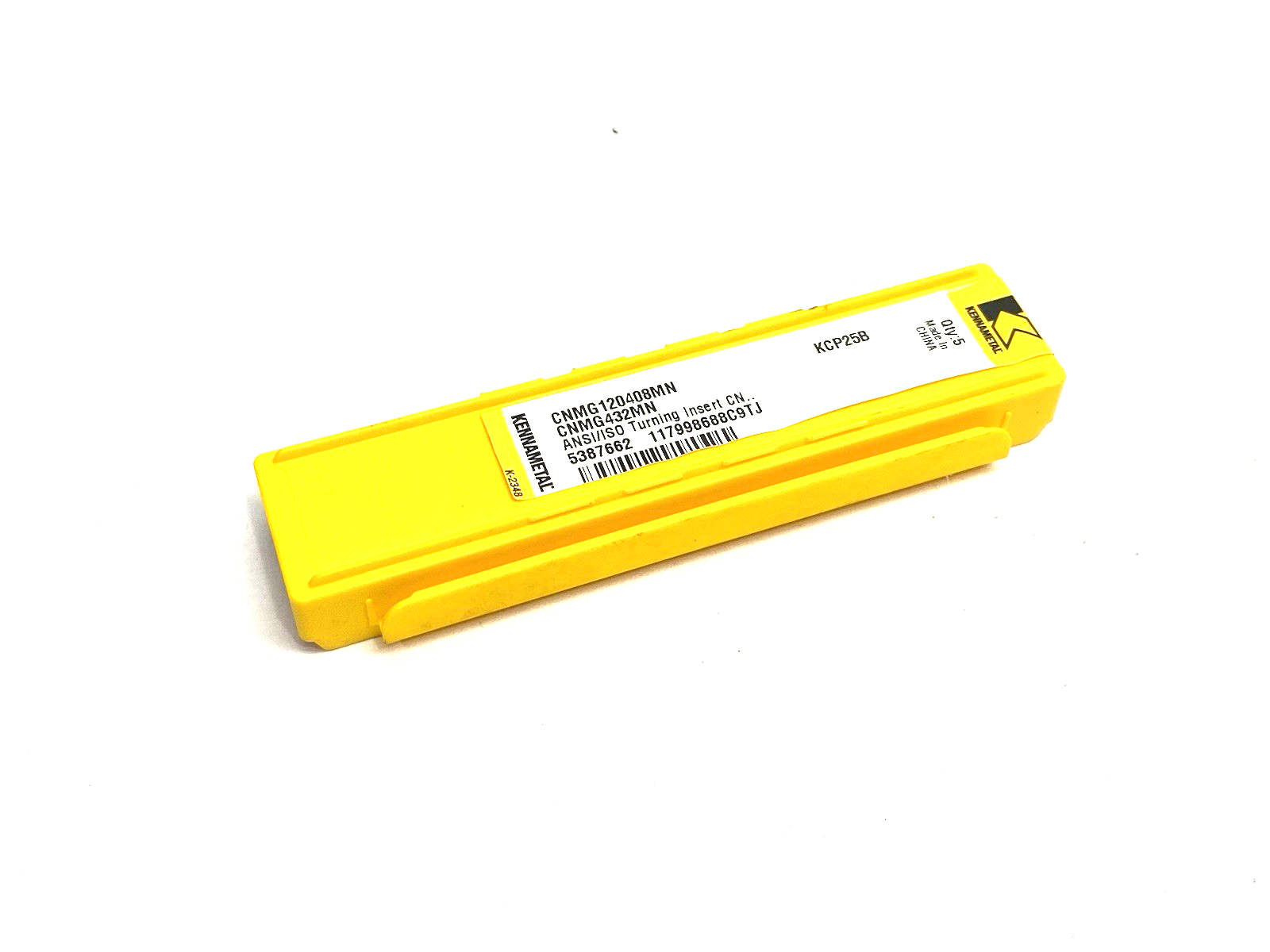 5387662 | Kennametal Kenloc™ CNMG Turning Insert, Negative, CNMG120408MN, PKG OF 5 - New - Maverick Industrial Sales