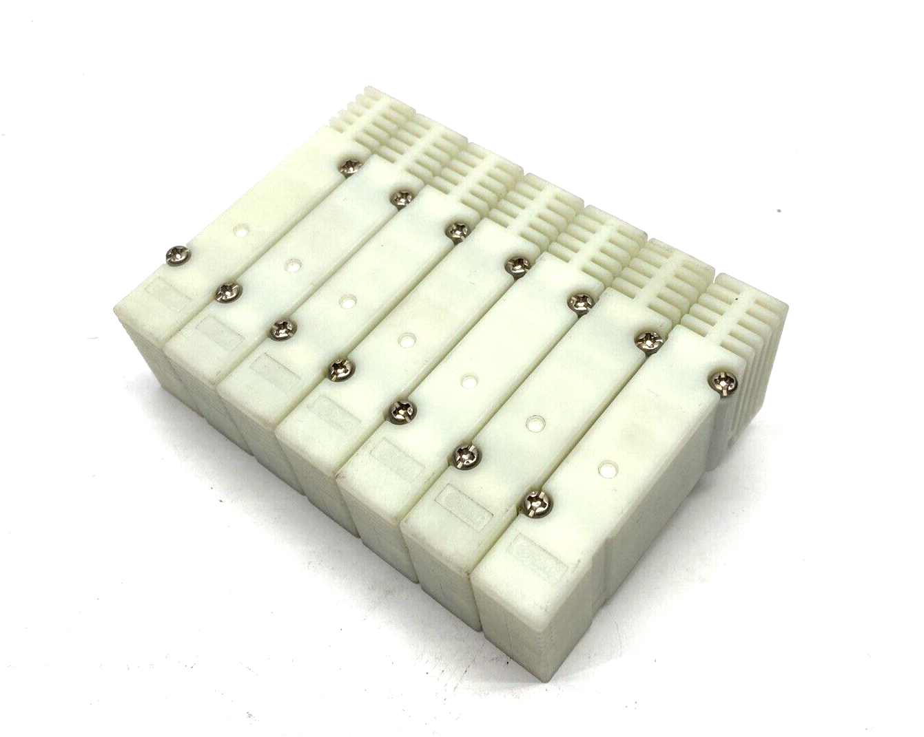 SMC SY50M-26-1A-NA Valve Manifold Blanking Plate Assembly LOT OF 7 - Maverick Industrial Sales