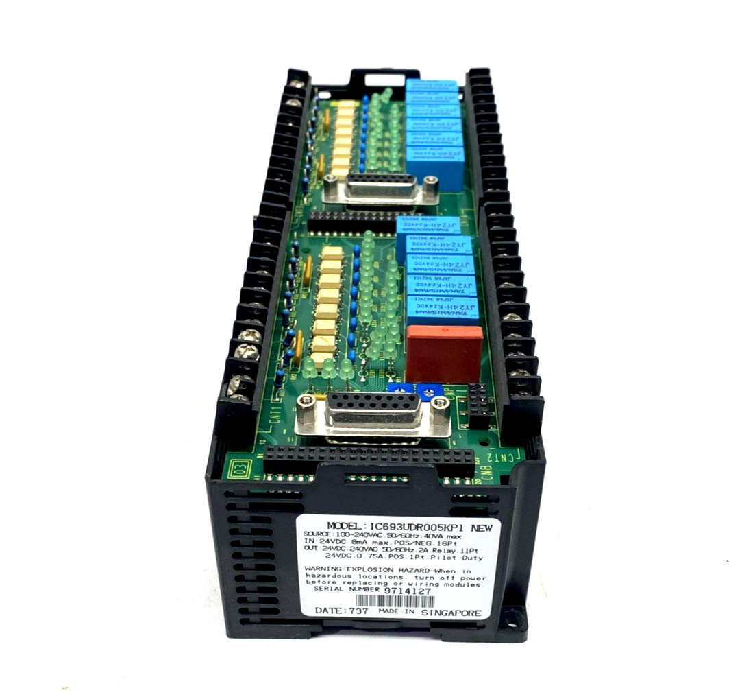 GE Fanuc IC693UDR005KP1 Programmable PLC Controller NO TOP COVER - Maverick Industrial Sales