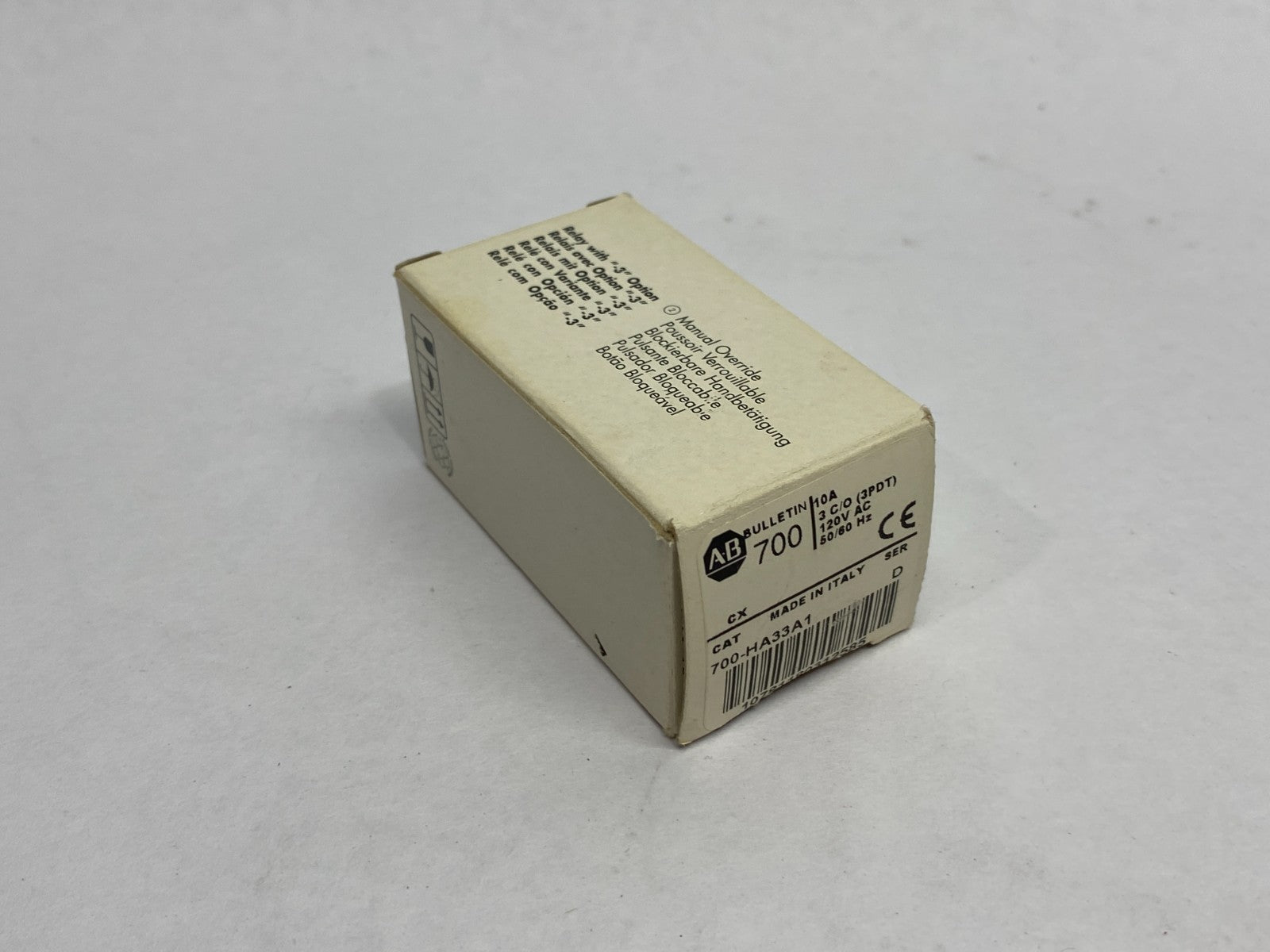 Allen Bradley 700-HA33A1 Ser. D Direct Plug-In Relay 10A 3 C/O 120VAC - Maverick Industrial Sales