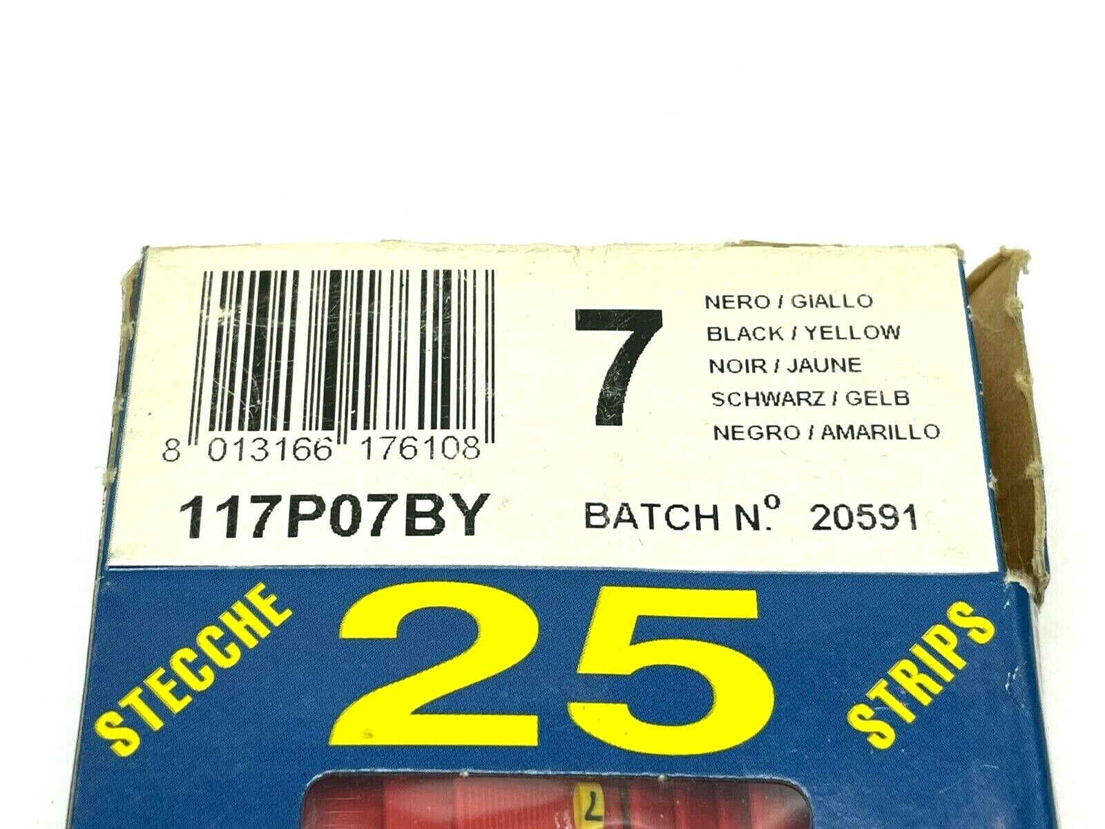 Grafoplast 117P07BY Wiremarker Strips PKG OF 25 - Maverick Industrial Sales