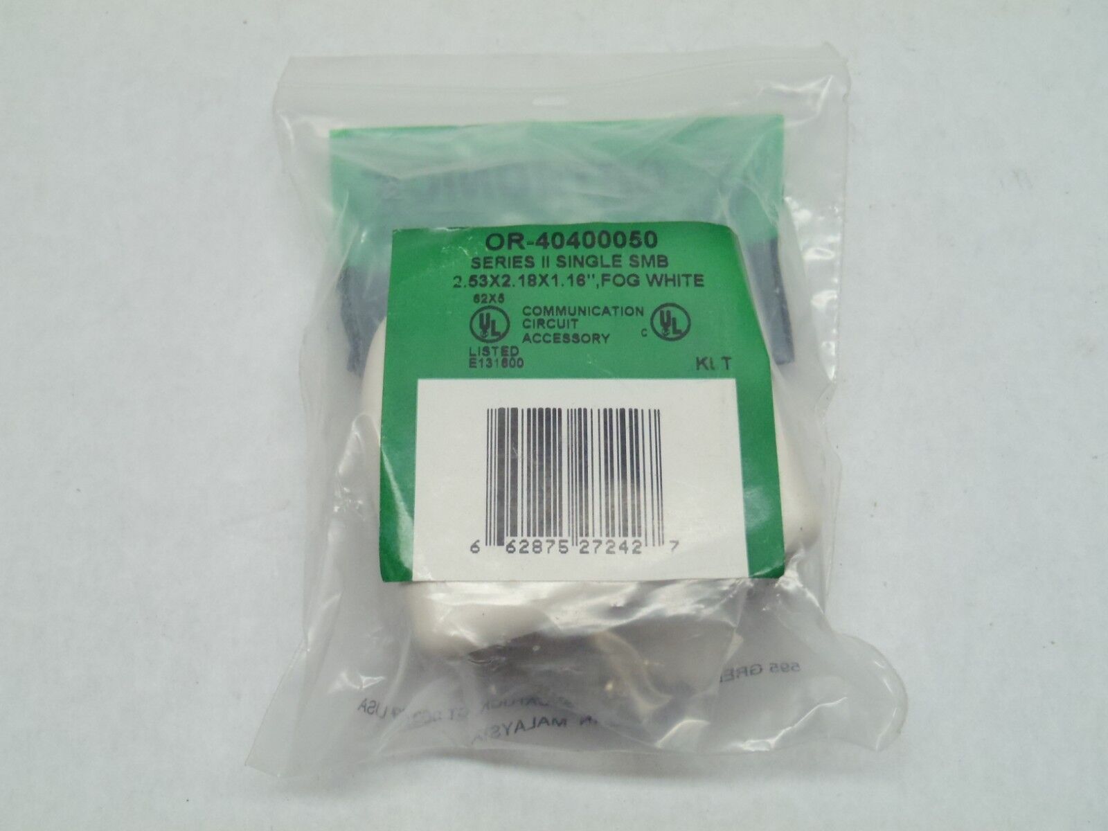 Ortronics OR-40400050 Surface Mount White Housing LOT OF 2 - Maverick Industrial Sales