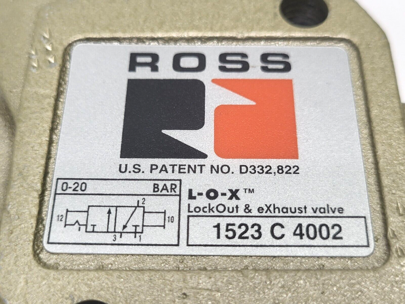 Ross 1523C4002 Pneumatic Lockout Valve - Maverick Industrial Sales