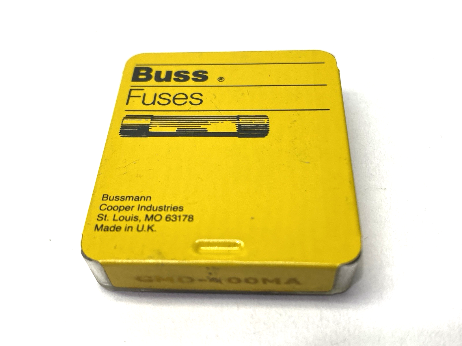 Cooper Bussmann GMD-400MA Time-Delay Buss Fuses 400mA 250VAC LOT OF 15 - Maverick Industrial Sales