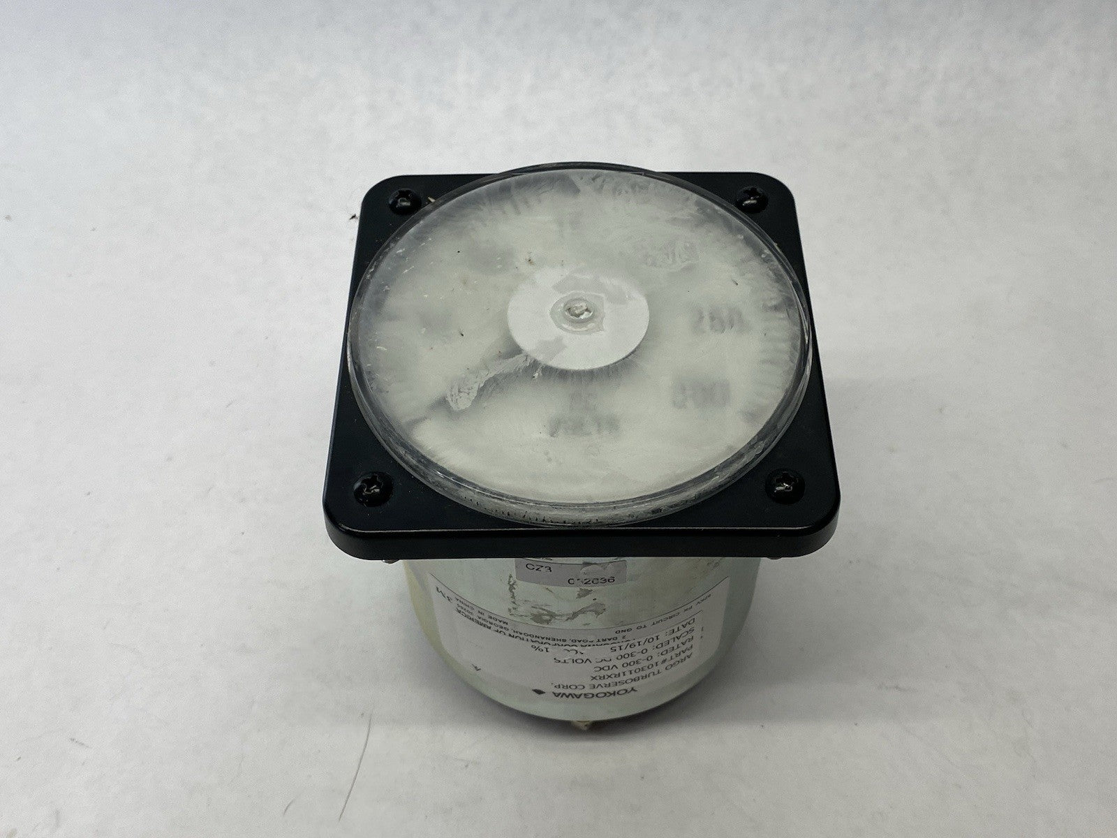 Yokogawa 103011RXRX Panel Meter 0-300VDC NEEDS NEW FRONT PLASTIC SHIELD/FACE - Maverick Industrial Sales
