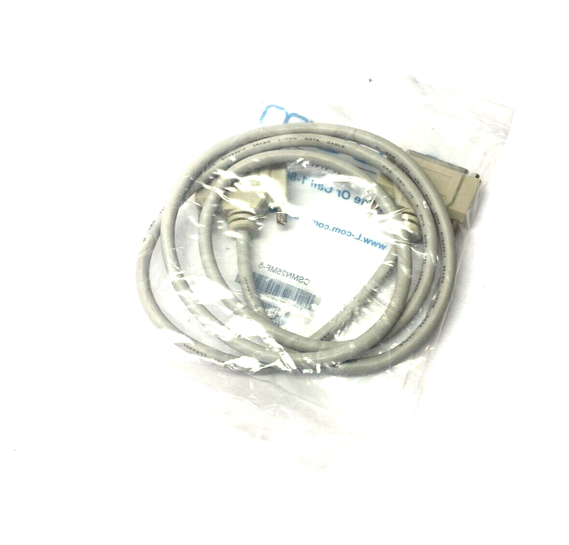 L-Com CSMN25MF-5 Deluxe D-Sub DB25 Male to Female Cordset 25-Pos - Maverick Industrial Sales