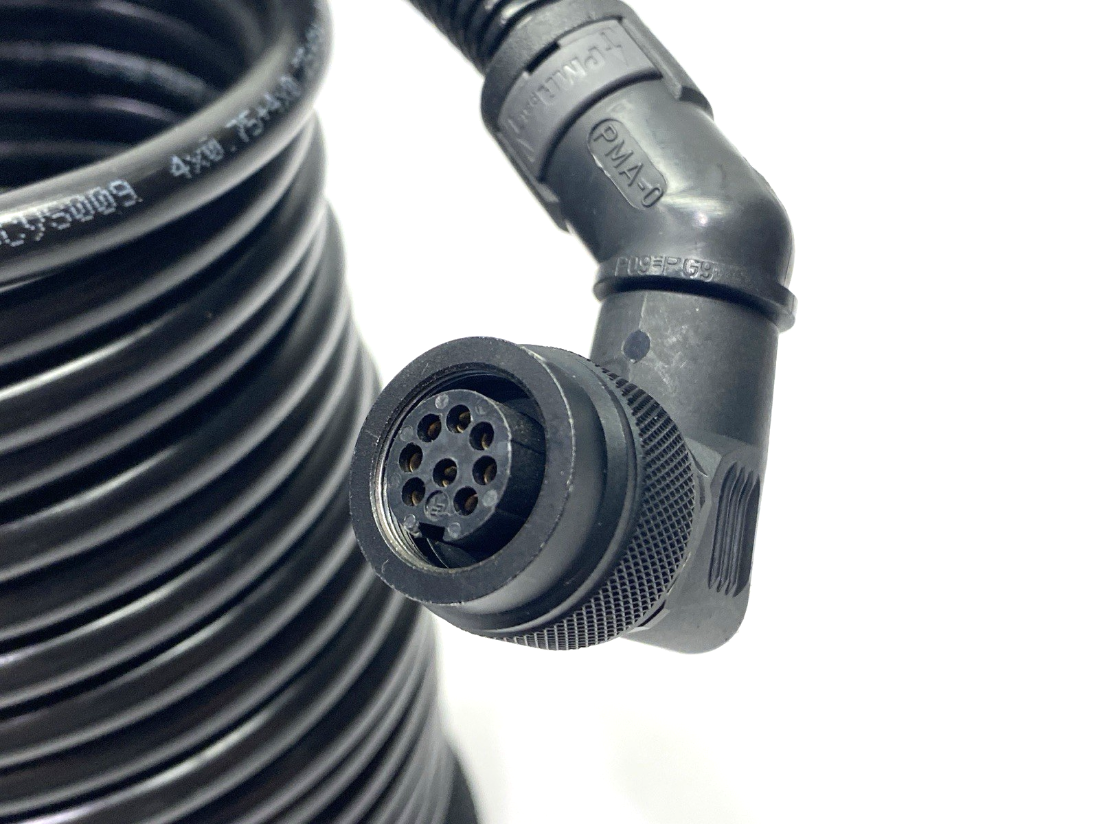 Double-Ended Cable Assembly D-Sub 9-Pin Male to PMA-0 8-pin Female Connector - Maverick Industrial Sales