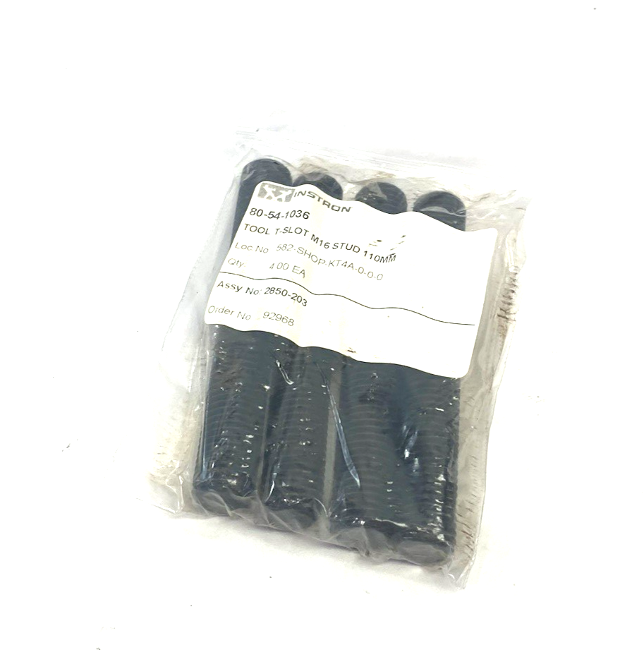 Instron 80-54-1036 Tool T-Slot Stud M16 110mm 4-PACK - Maverick Industrial Sales