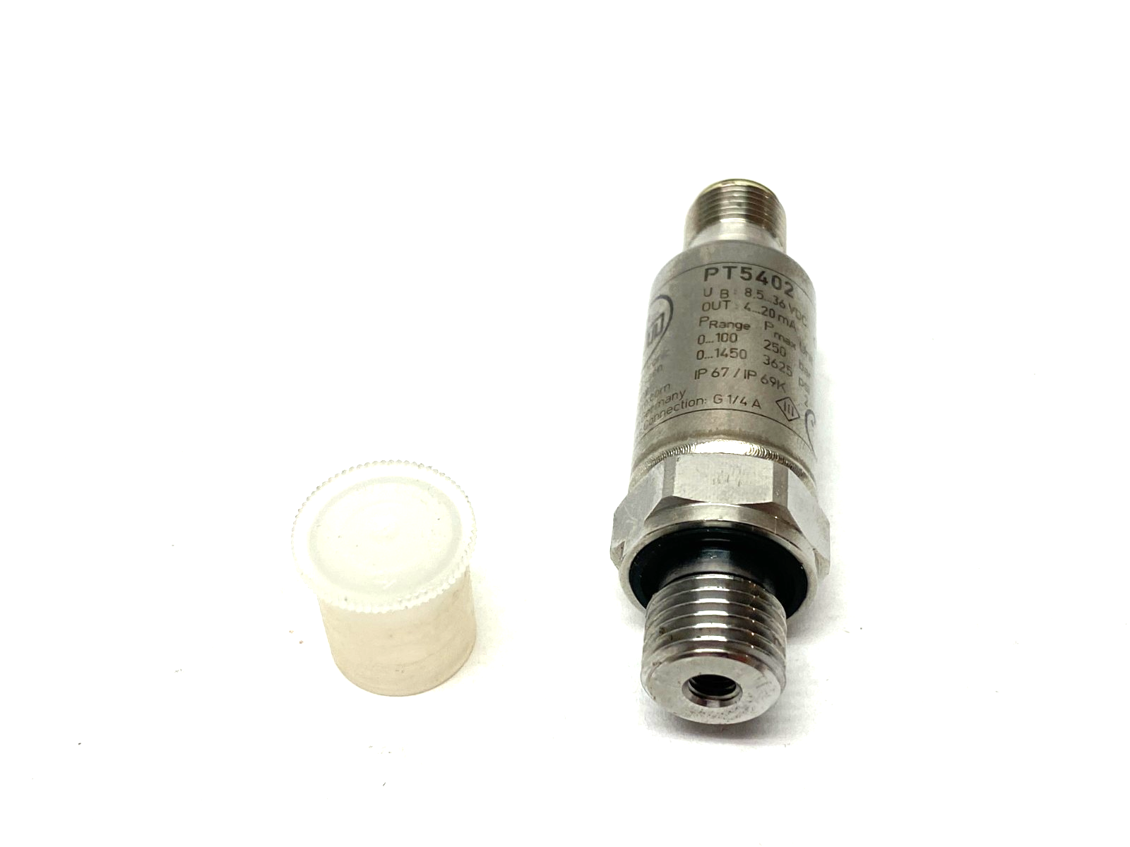Ifm PT-100-SEG14-A-ZVG/US/ Pressure Transmitter 1/4" 1450psi PT5402 - Maverick Industrial Sales