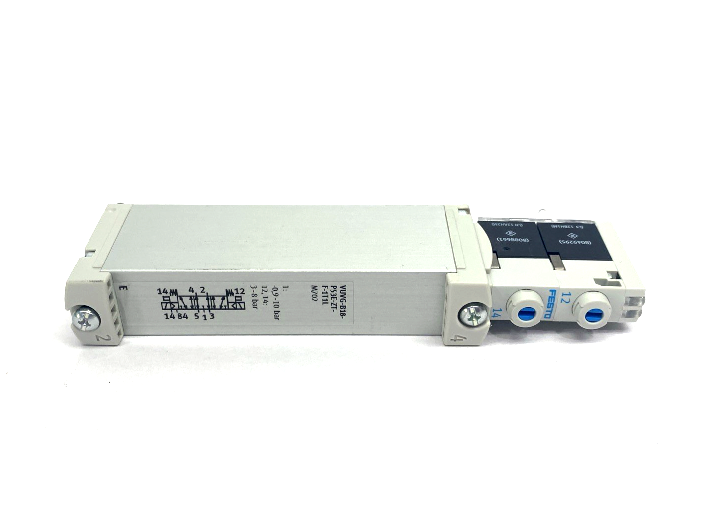 Festo VUVG-B18-P53E-ZT-F-1T1L Solenoid Valve 5/3 Exhausted 8004895 - Maverick Industrial Sales