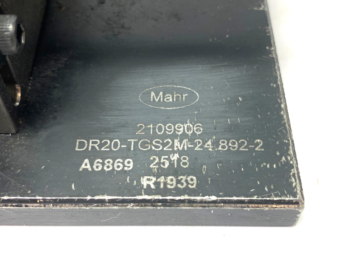 2109904, DR20-TGS2M-24.892-1 | Mahr 2109904 Dimensionair 2-Jet Air Ring Gauge DR20-TGS2M-24.892-1 w/ Base Plate - Used - Maverick Industrial Sales