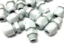 Newark NEWCAP PA Polyamide Standard Cable Gland M12x1.5 Gray IP68 LOT OF 15 - Maverick Industrial Sales