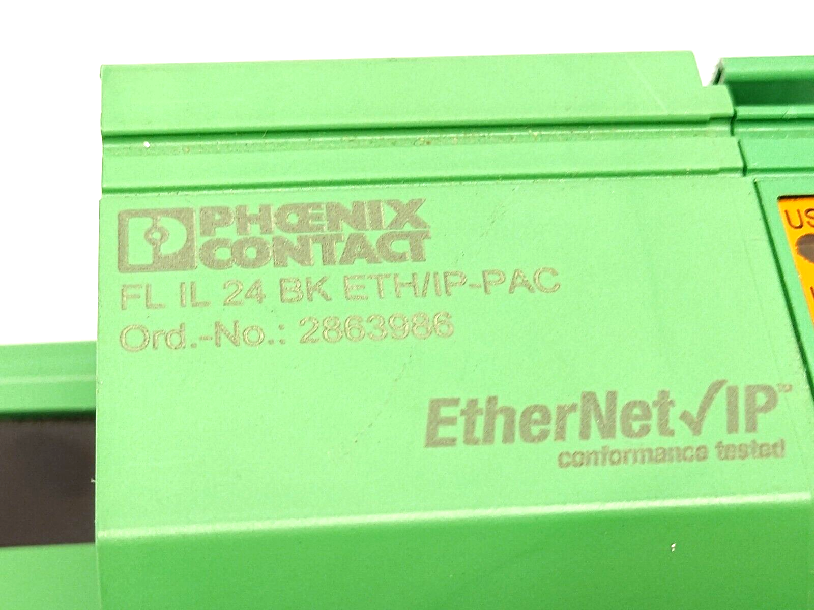 Phoenix Contact FL IL 24 BK ETH/IP-PAC EtherNet/IP Inline Bus Coupler 2863986 - Maverick Industrial Sales