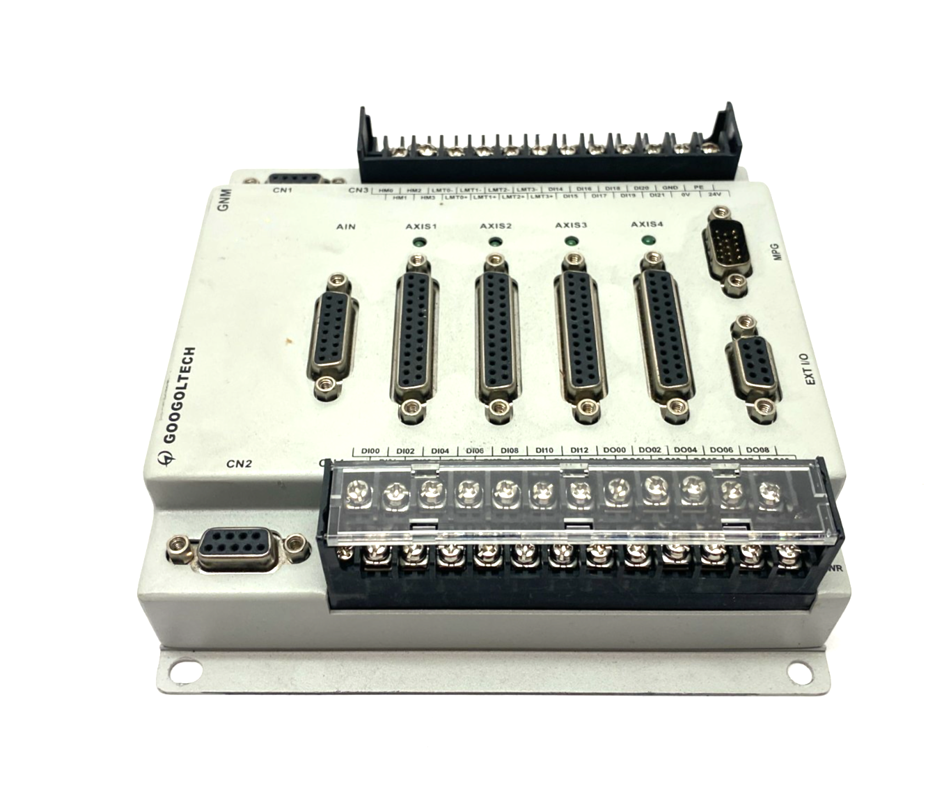 Googoltech GNM-401-01 Pulse Control Module 4-Axis, w/ Axis Analog - Maverick Industrial Sales